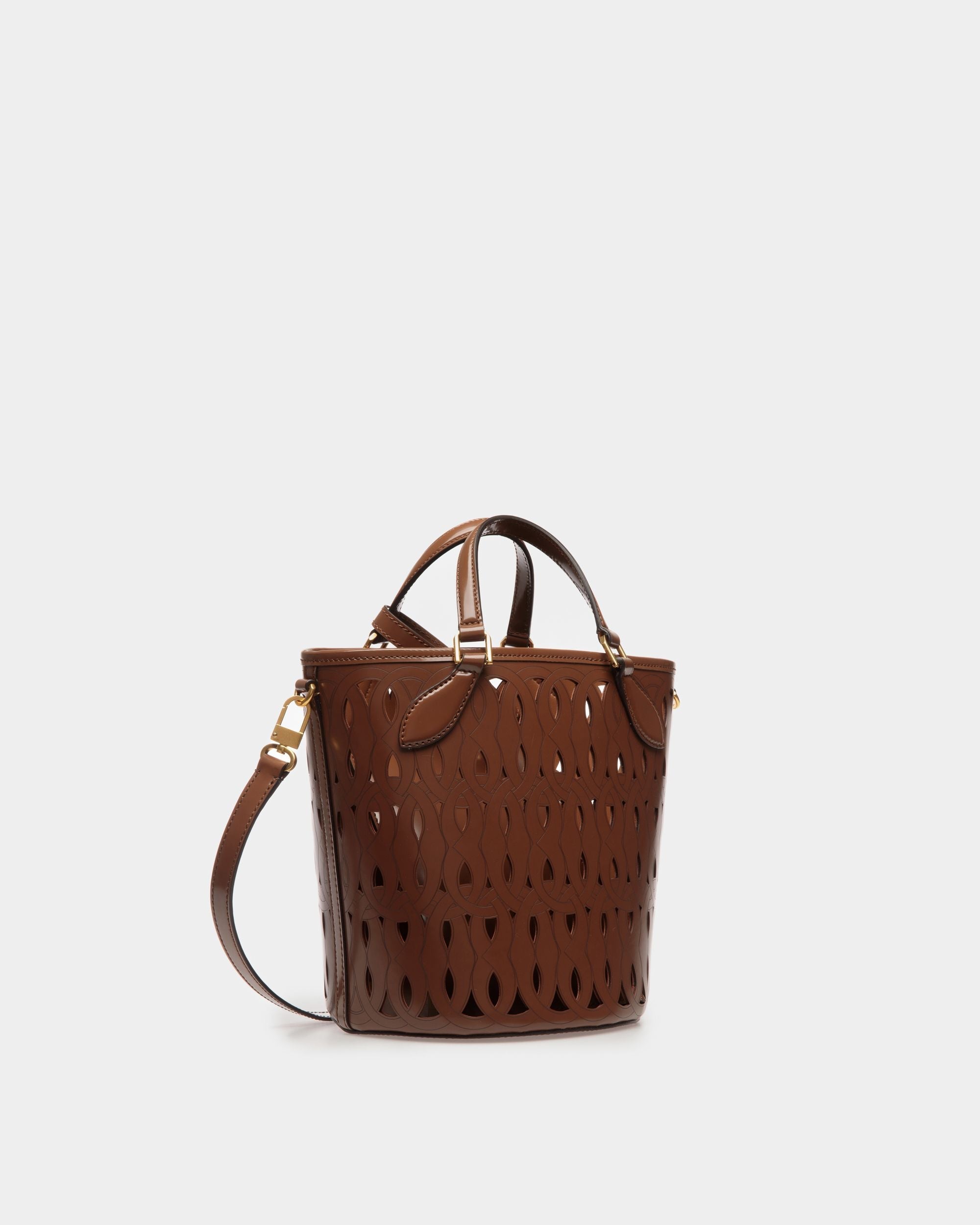 Bally Global - Lago Bucket Bag In Brown Leather - Marrón