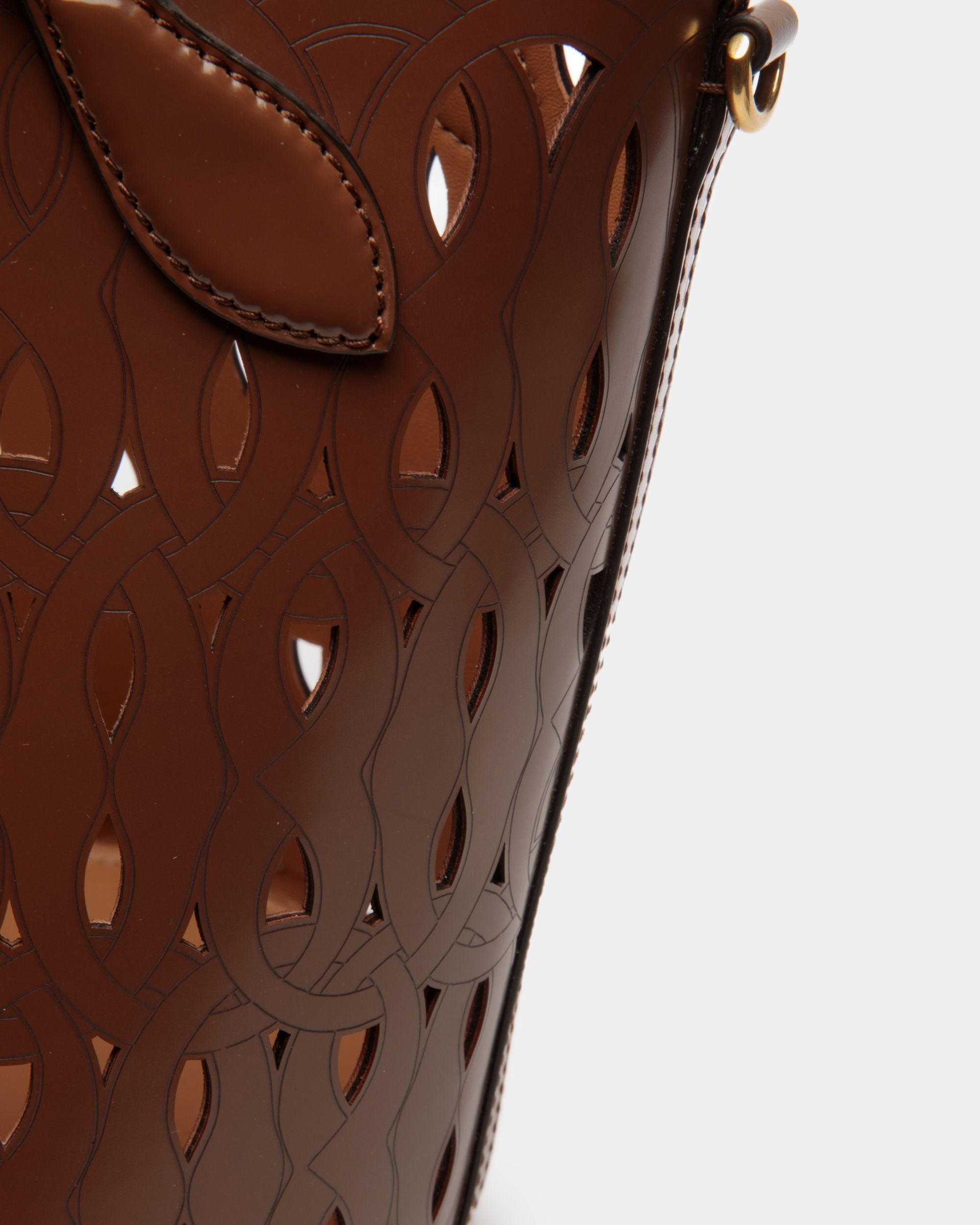 Bally Global - Lago Bucket Bag In Brown Leather - Marrón