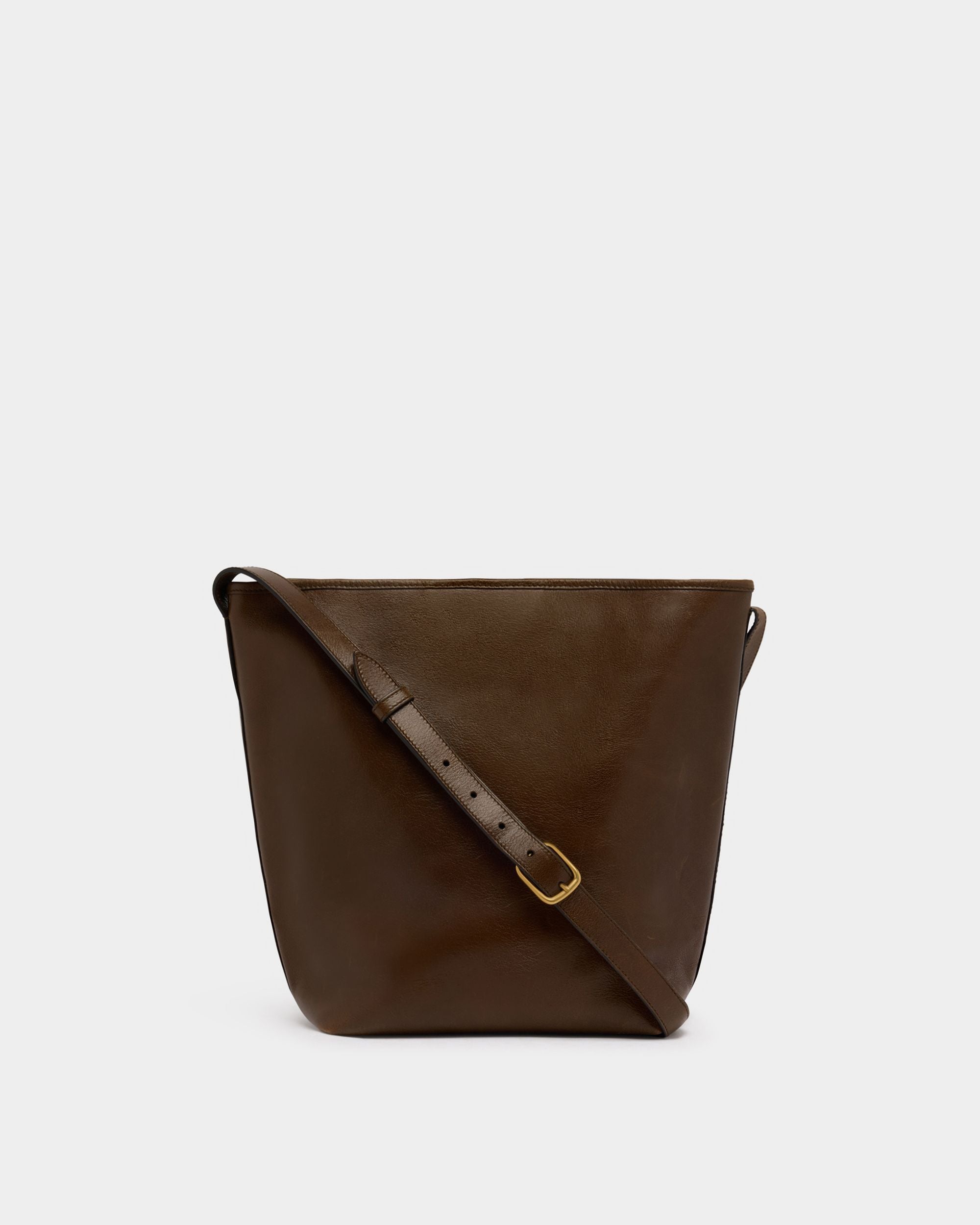 Bally Global - Signature Bucket Bag in Brown Leather - Brown