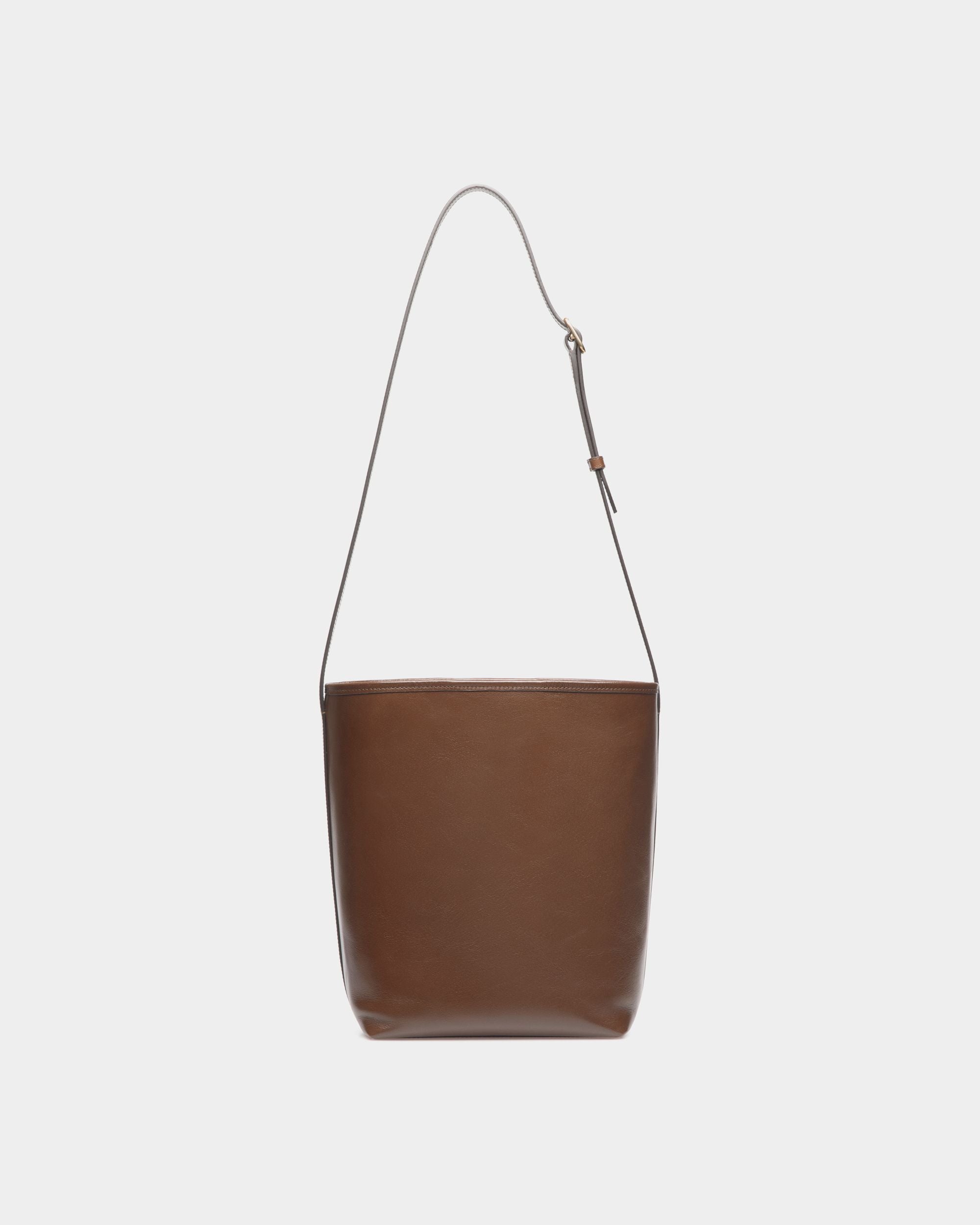 Bally Global - Sac Seau Beckett En Cuir Marron Glacé - Marron