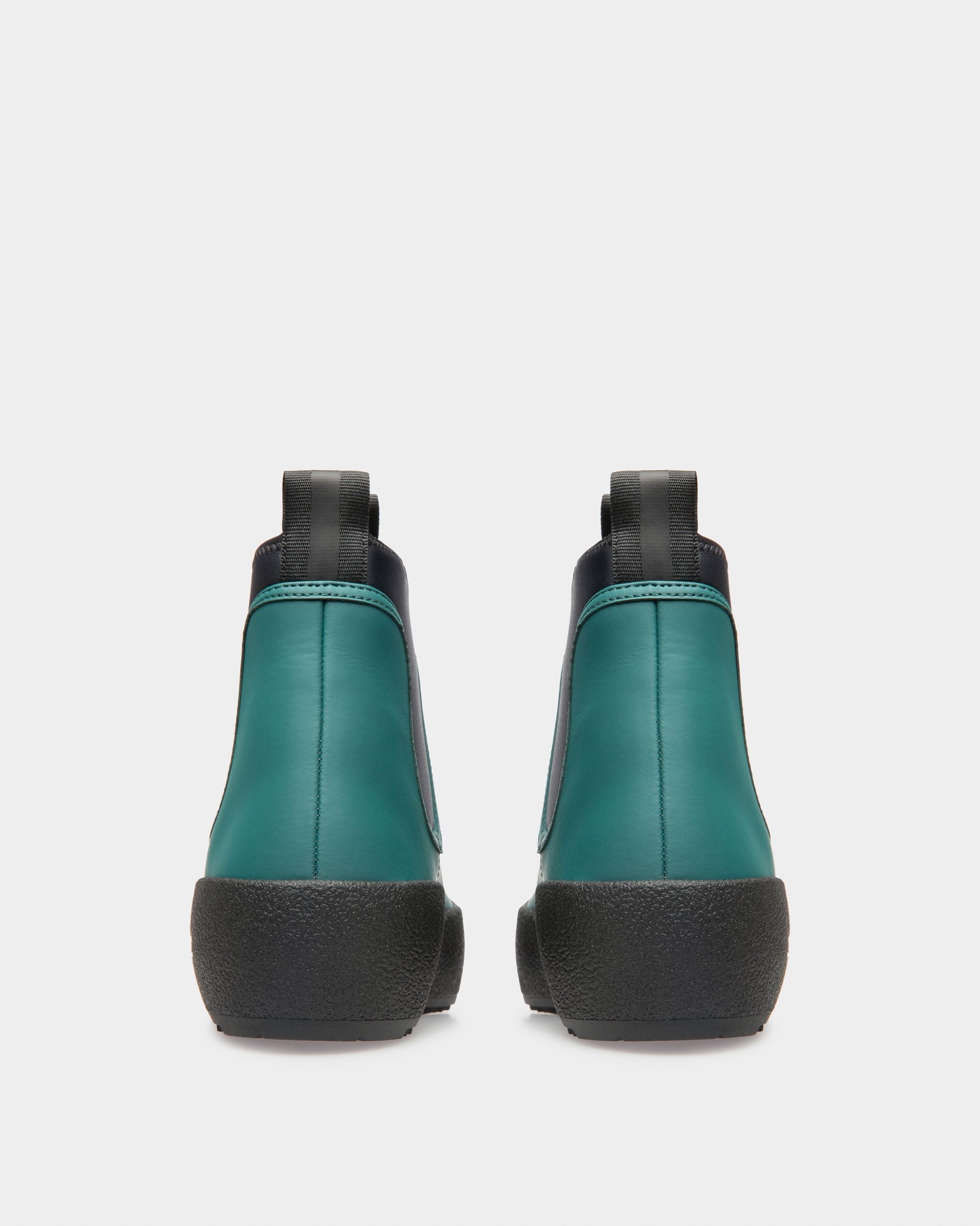 Bally Global - Gadey Botas De Piel Y Goma En Verde - Verde