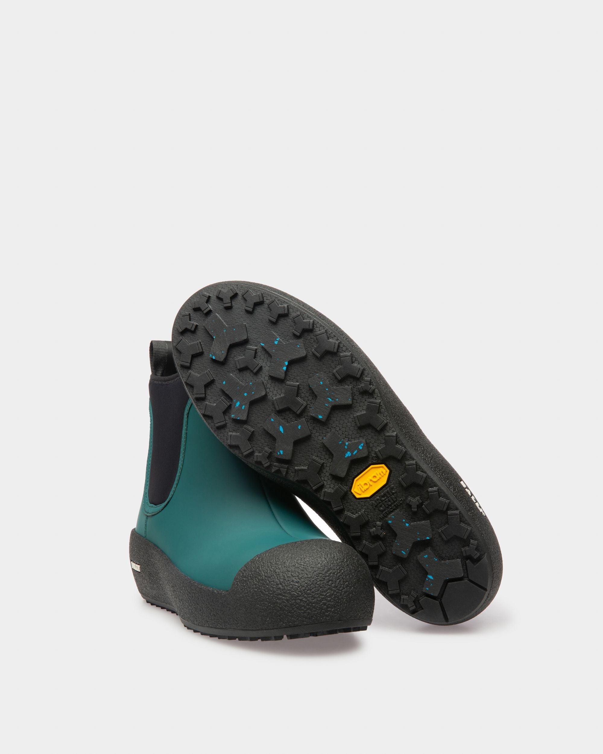 Bally Global - Gadey Botas De Piel Y Goma En Verde - Verde