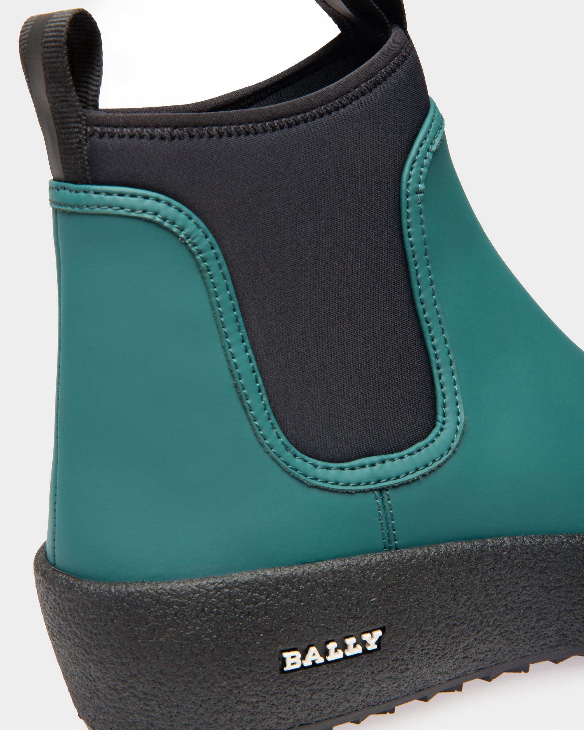 Bally Global - Gadey Botas De Piel Y Goma En Verde - Verde