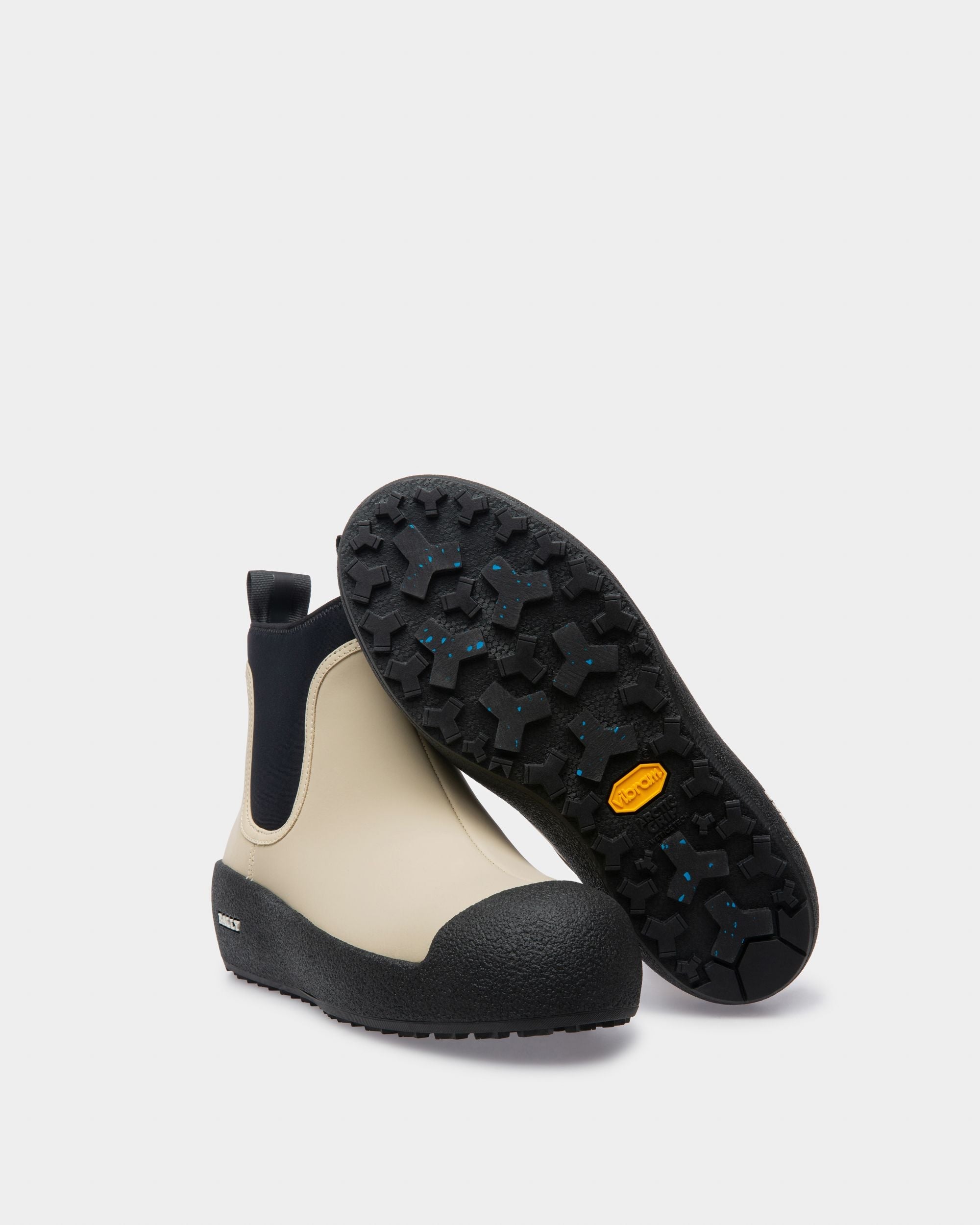 Bally Global - Gadey Leather Booties In Beige - Multicolor