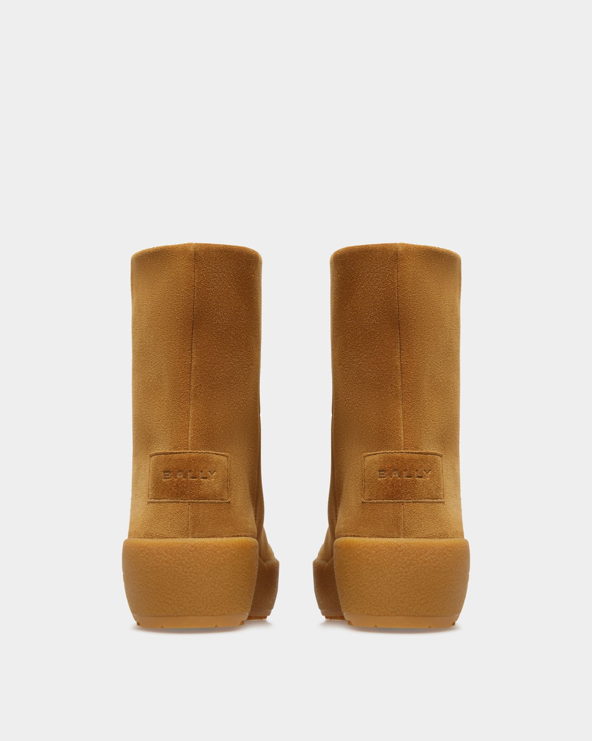 Bally Global - Curling Collection Bootie in Camel Suede - Beige
