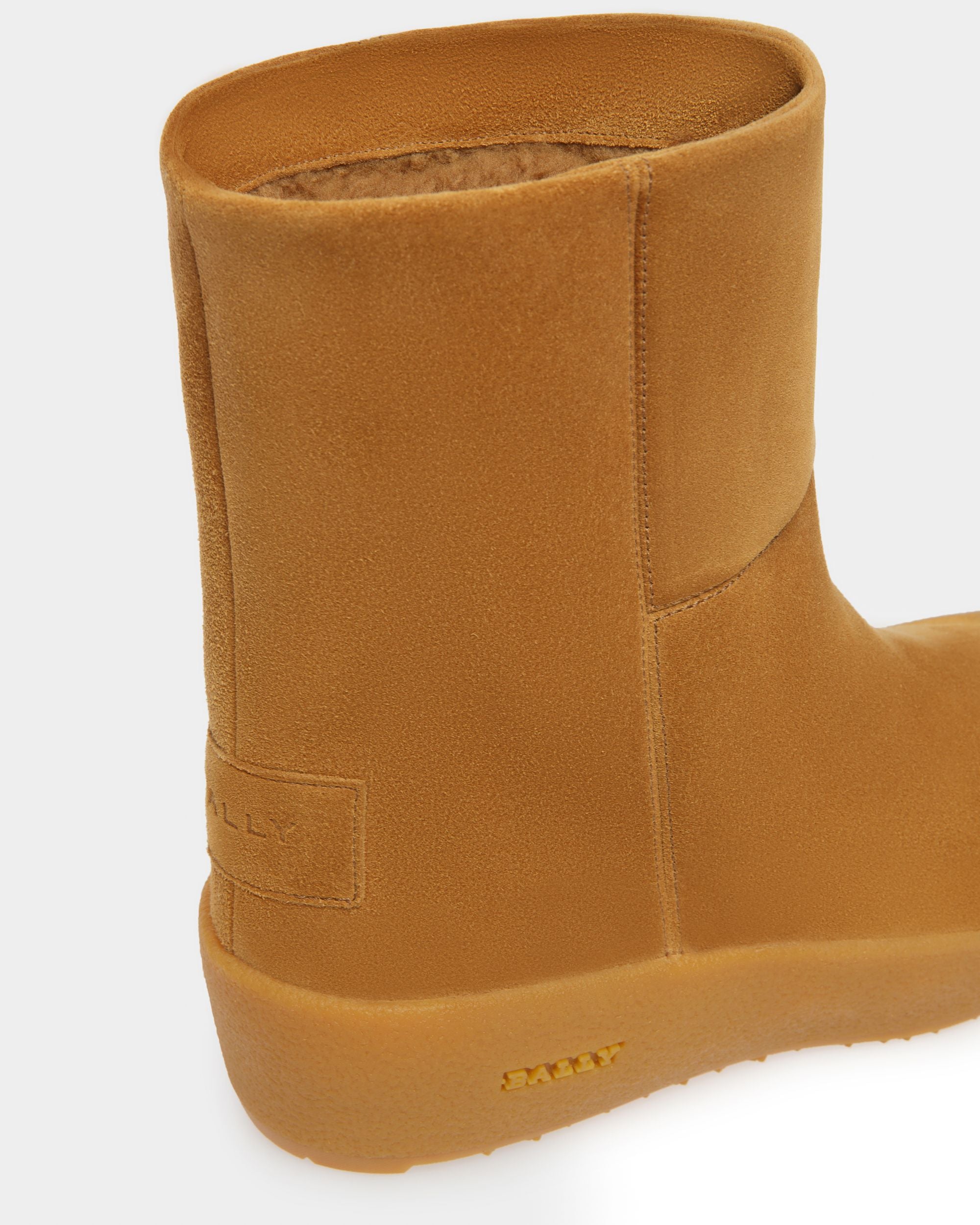 Bally Global - Curling Collection Bootie in Camel Suede - Beige