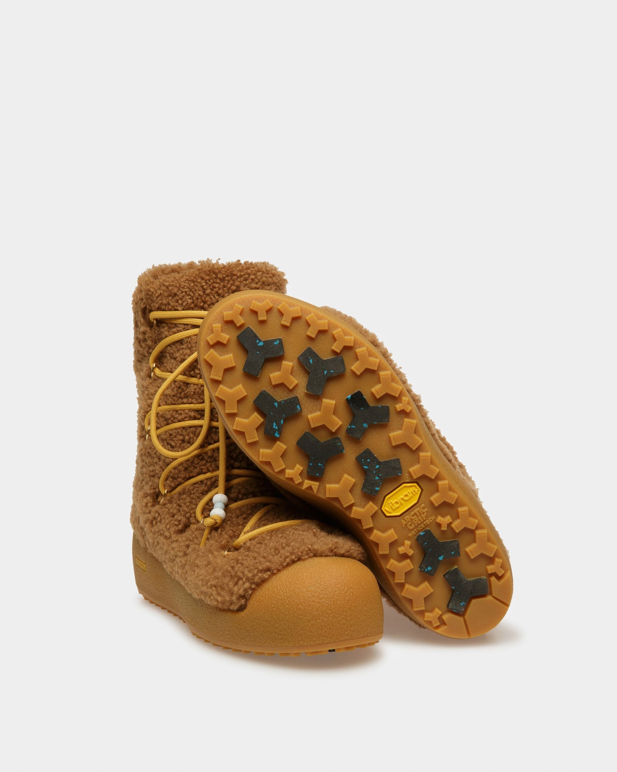 Bally Global - Corviglia Leather Booties In Camel - Marrón
