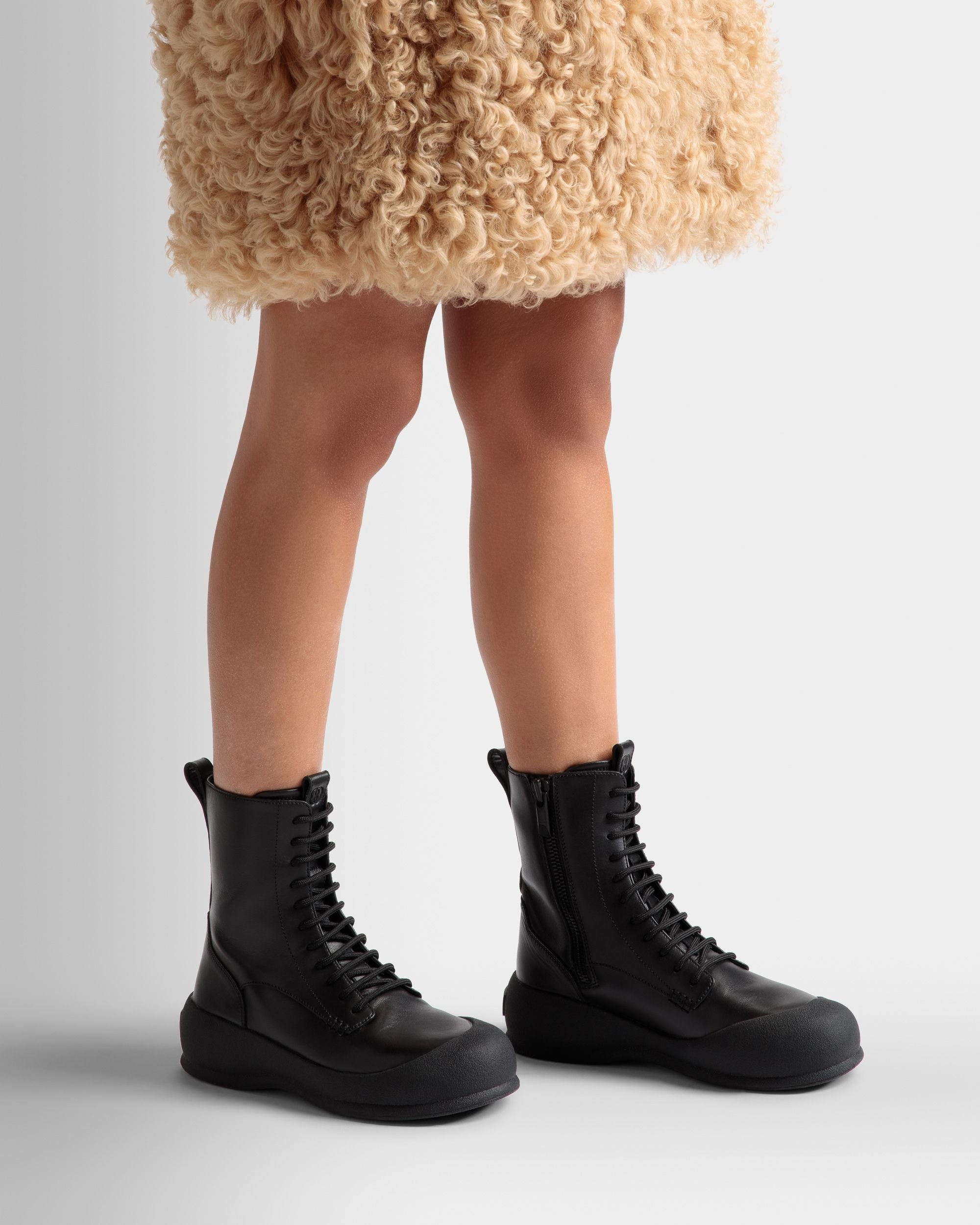 Bally Global - Frei Boots In Black Leather - Noir