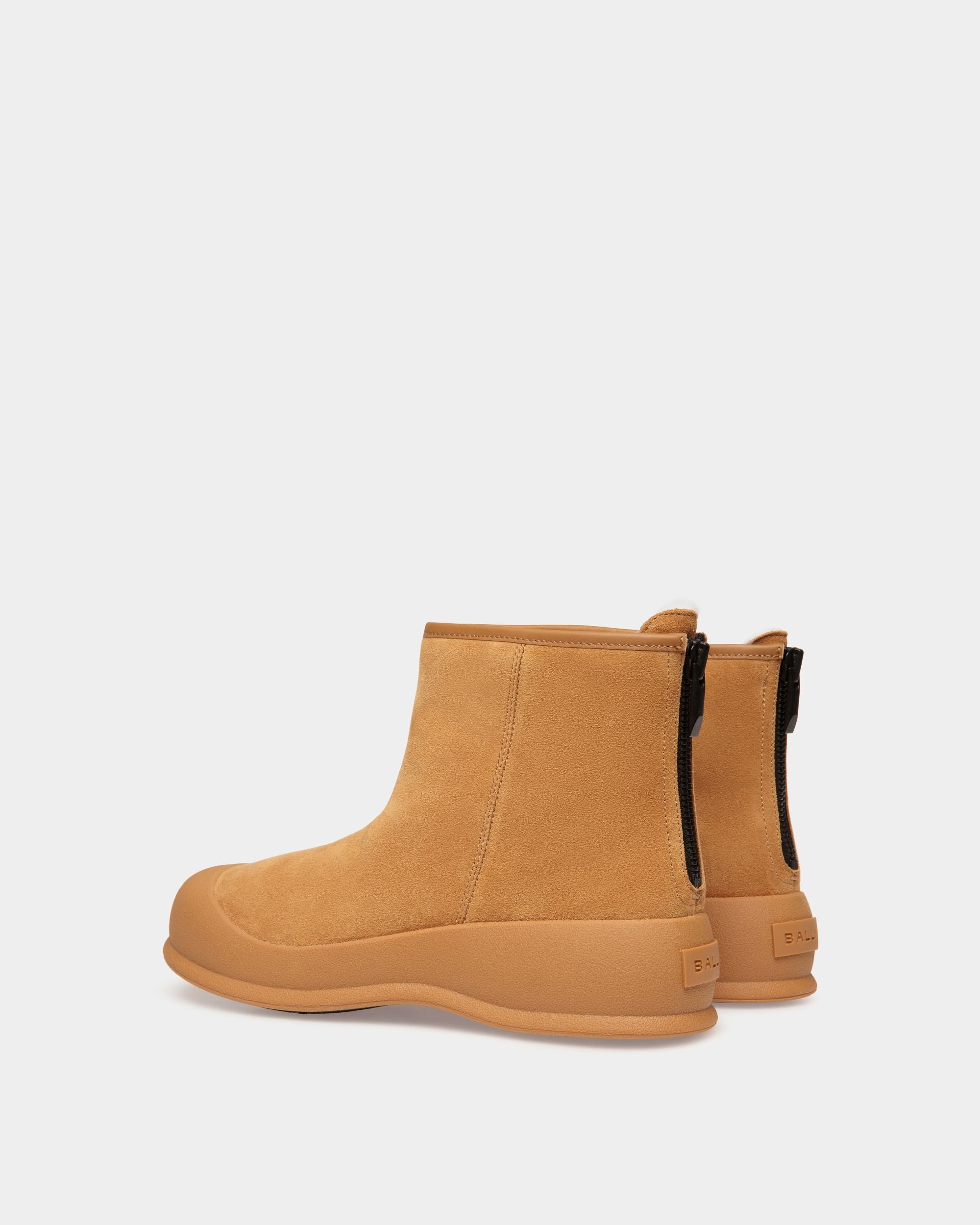 Bally Global - Bottine Frei En Daim Desert - Beige