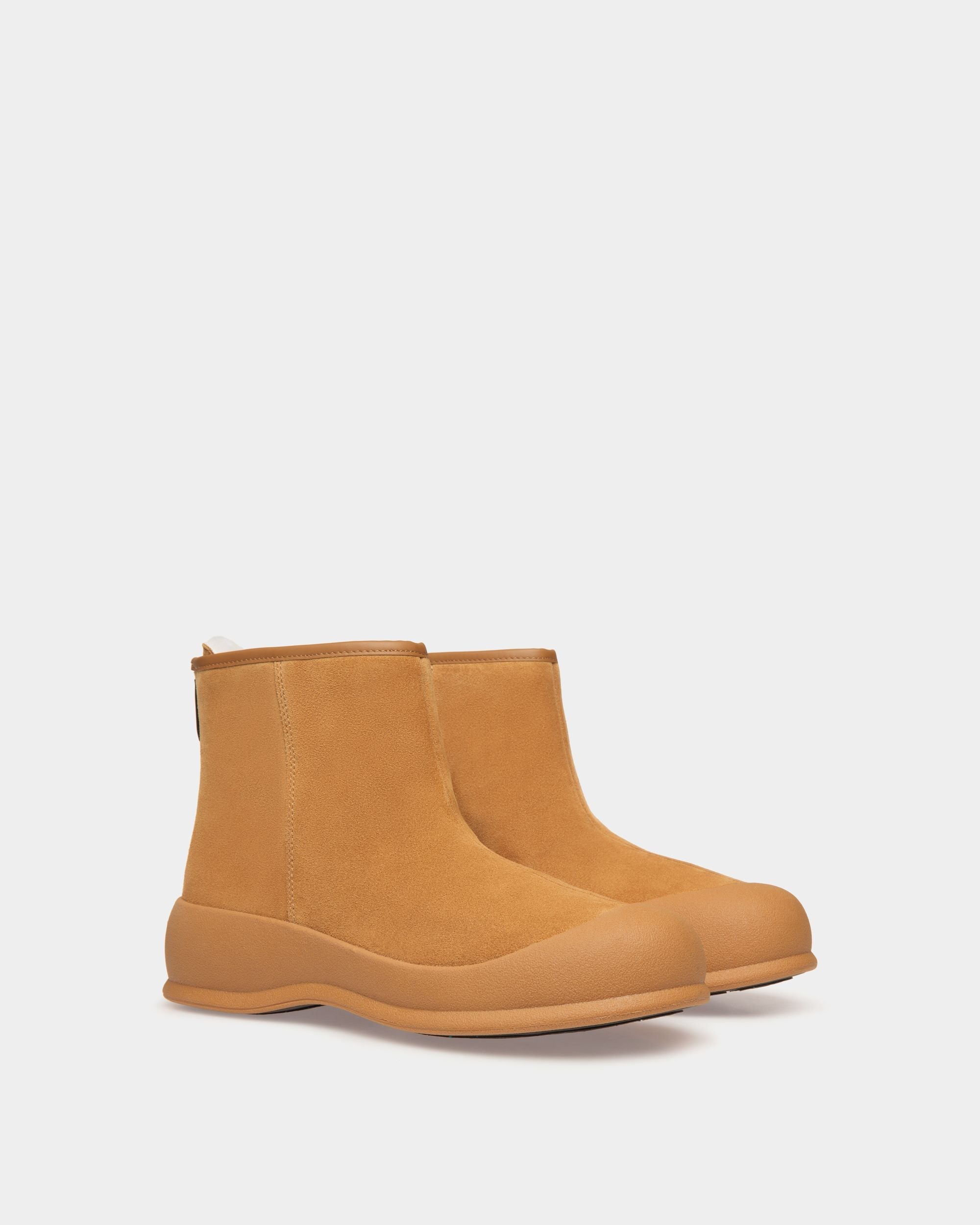 Bally Global - Bottine Frei En Daim Desert - Beige