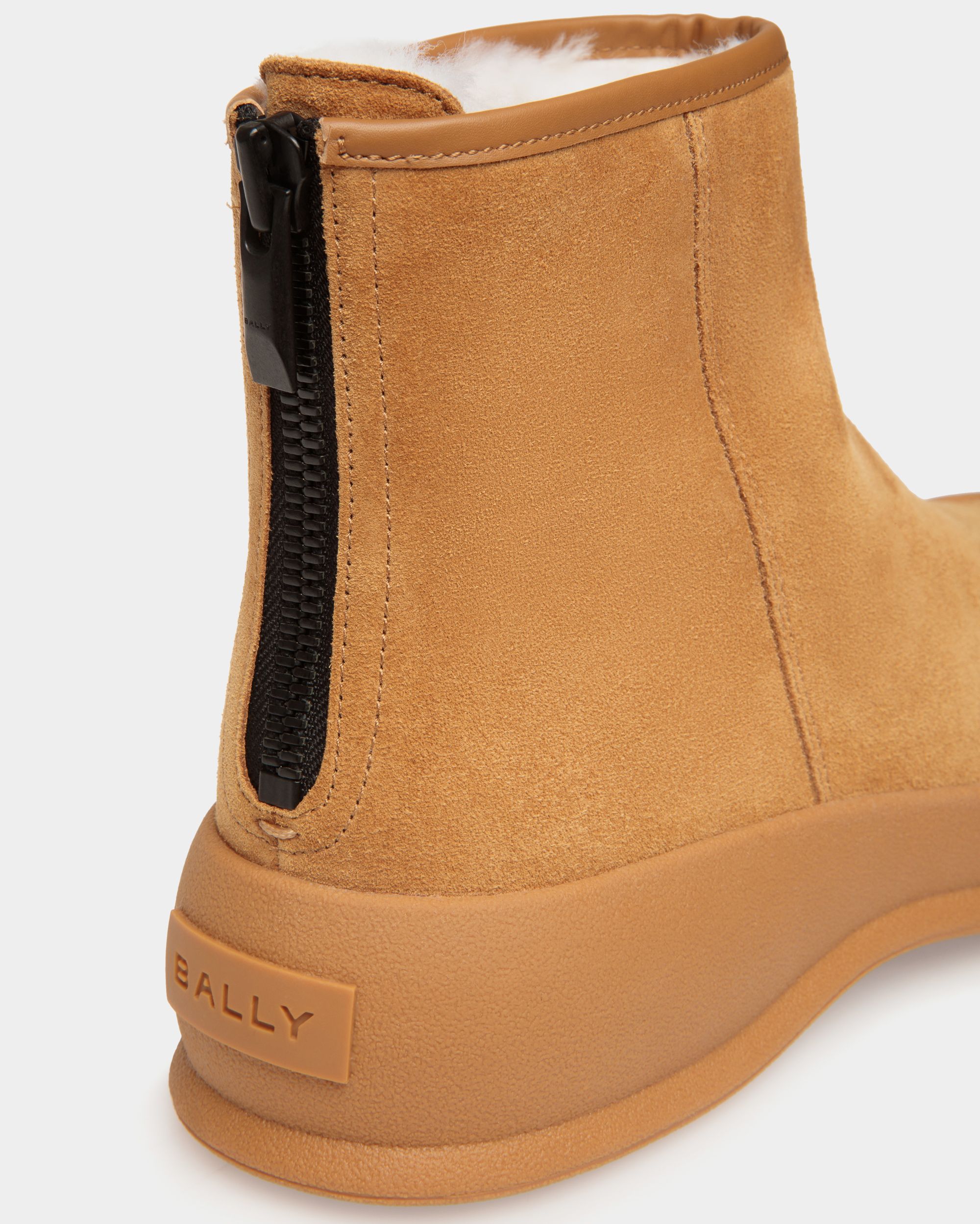 Bally Global - Bottine Frei En Daim Desert - Beige