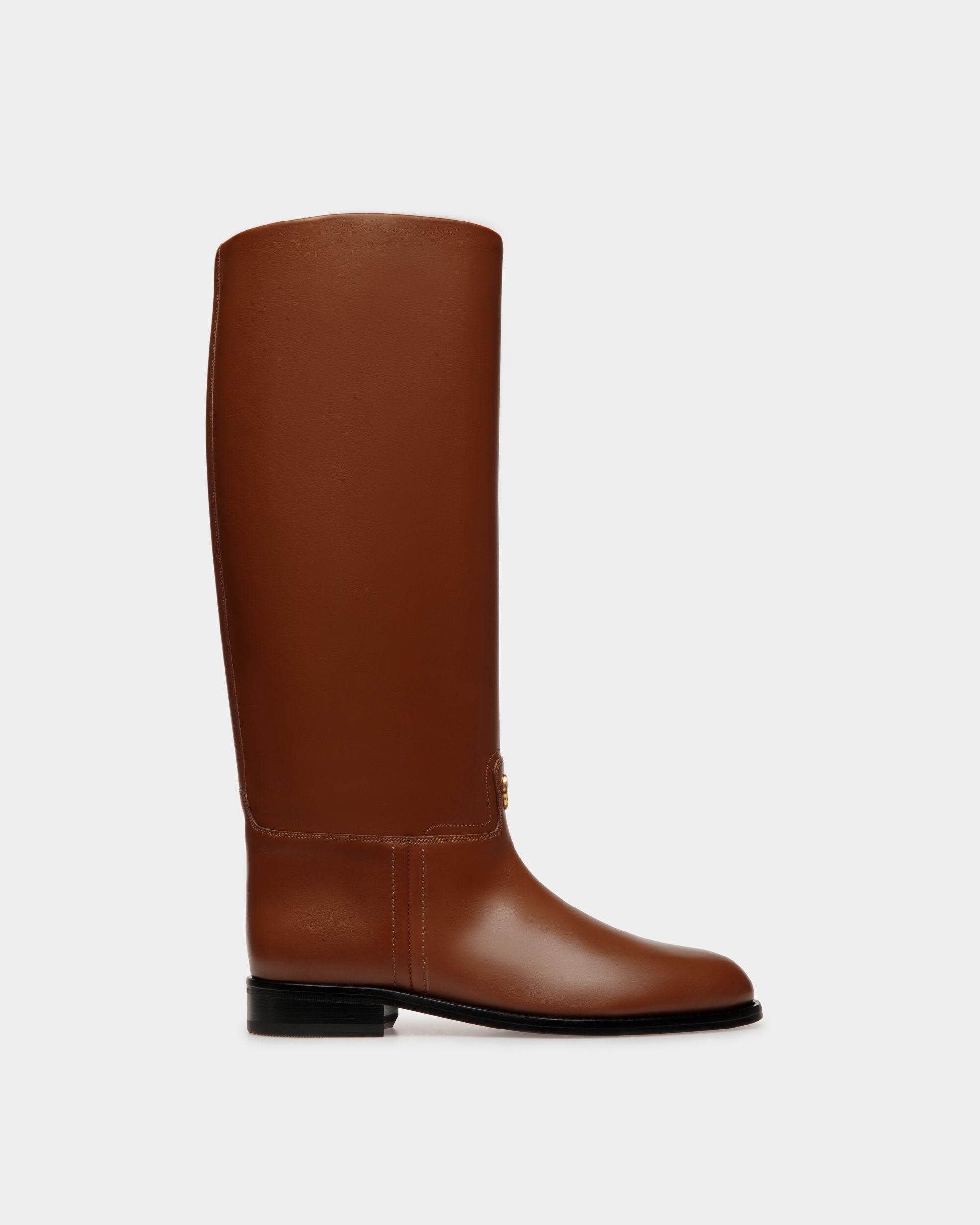 Bally Global - Huntington Long Boots In Brown Leather - Marrón