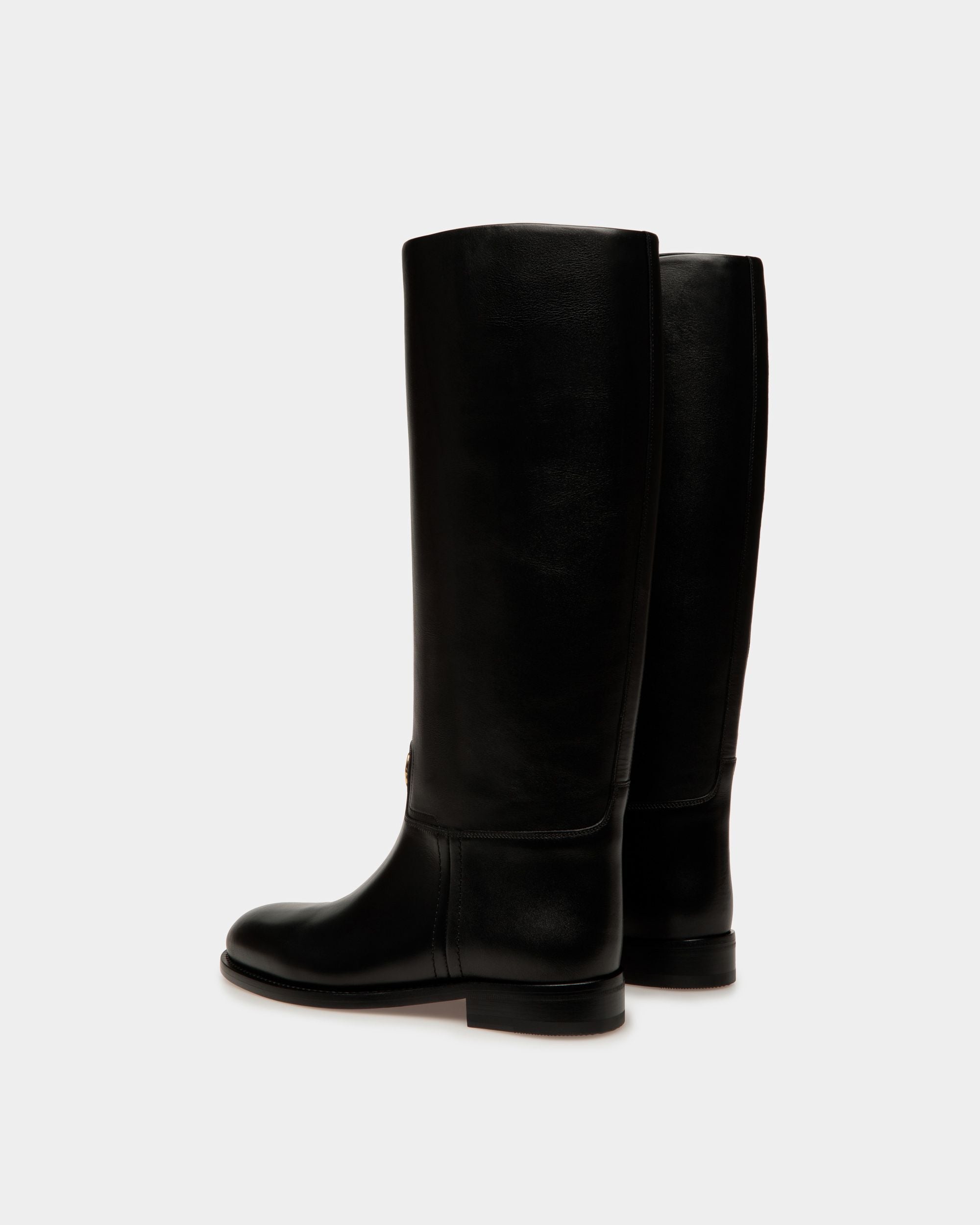 Bally Global - Huntington Long Boots In Black Leather - Black