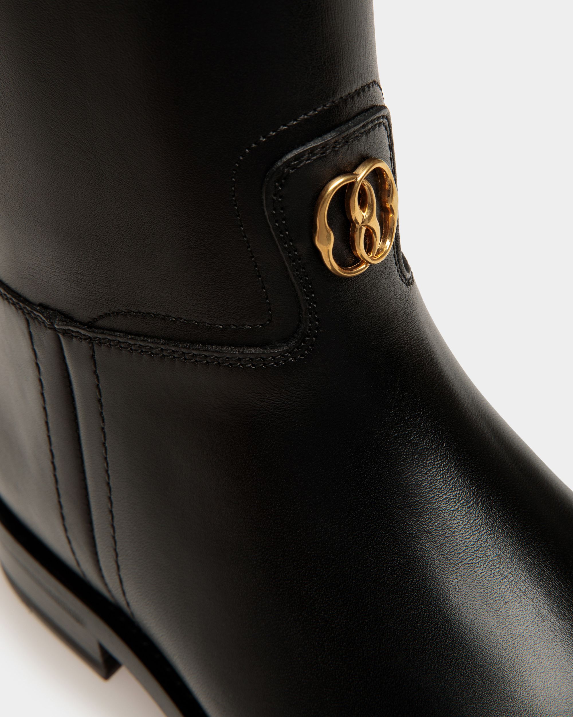 Bally Global - Huntington Long Boots In Black Leather - Black