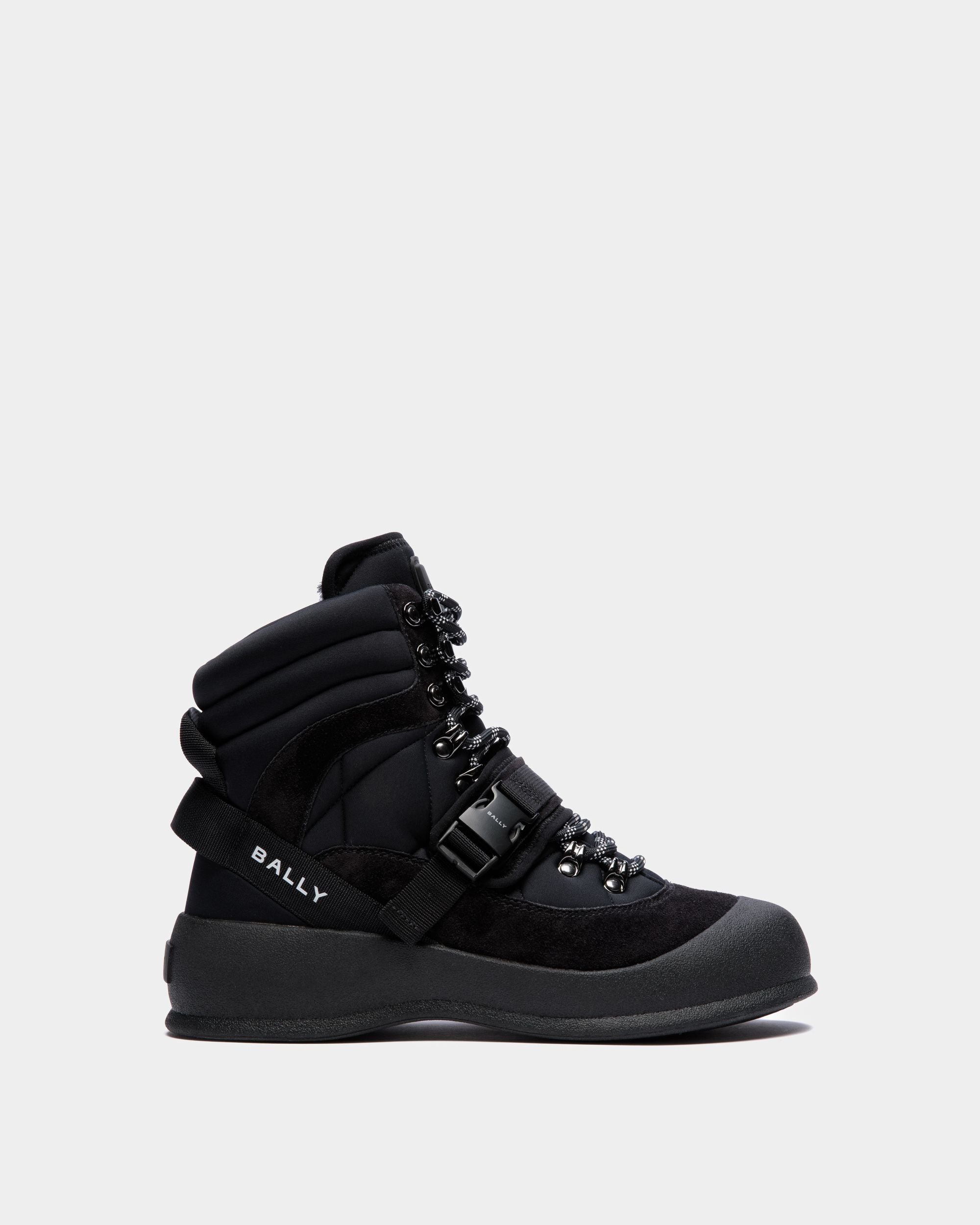 Bally Global - Frei Lace-Up Boot In Black Nylon - Black