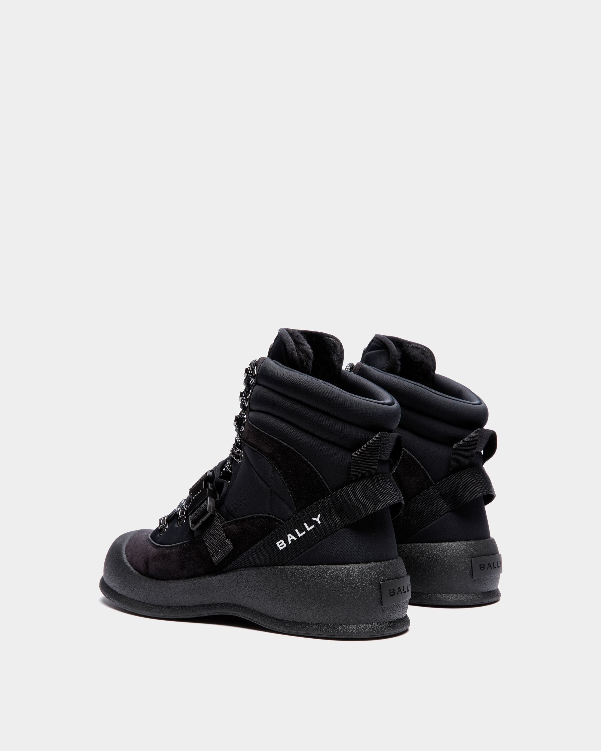 Bally Global - Frei Lace-Up Boot In Black Nylon - Black