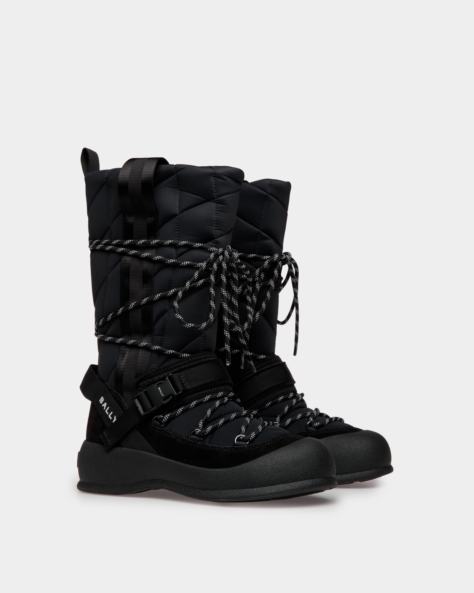 Bally Global - Frei Boot In Black Nylon - Black
