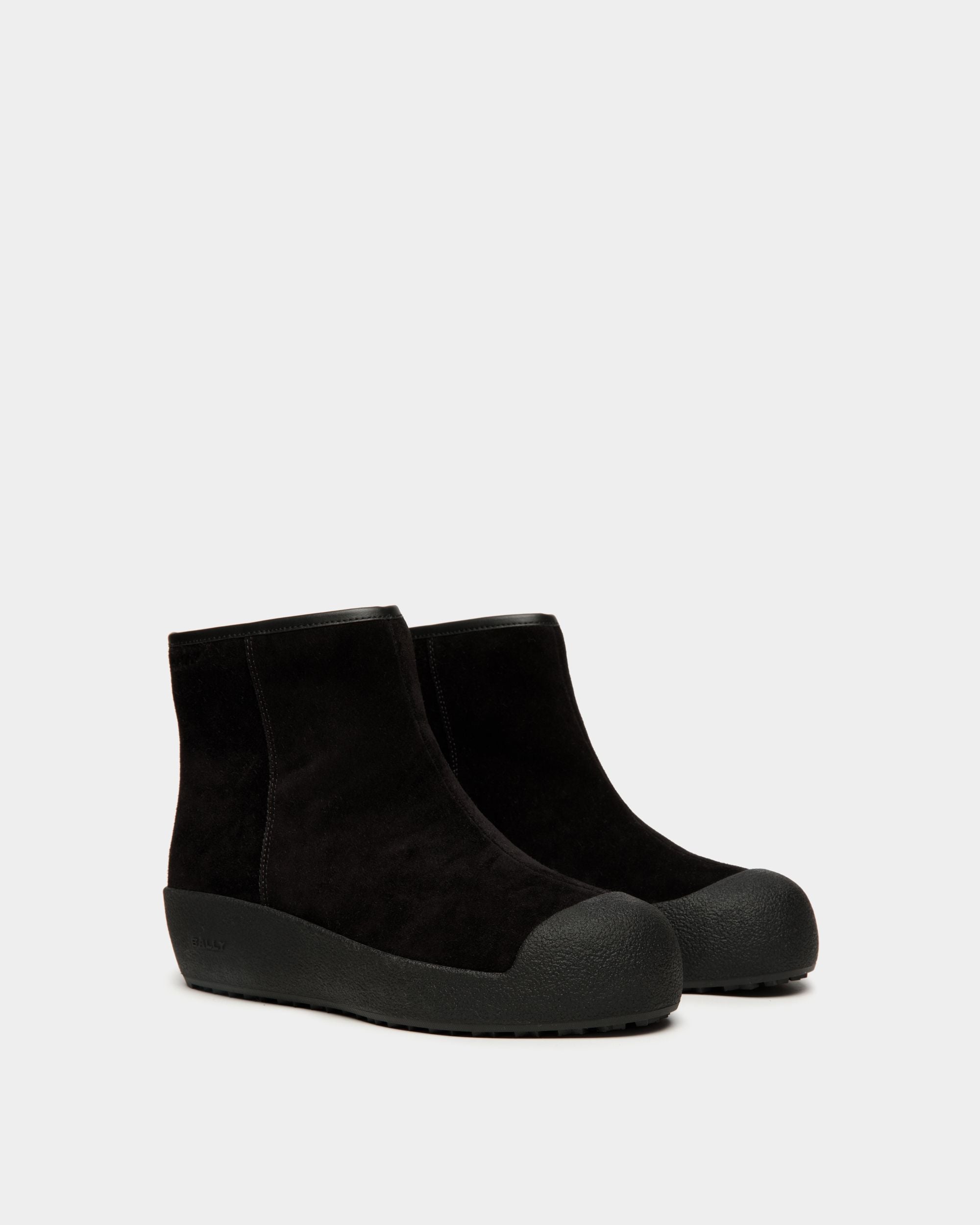 Bally Global - Botín Bally Curling De Ante Negro - Negro