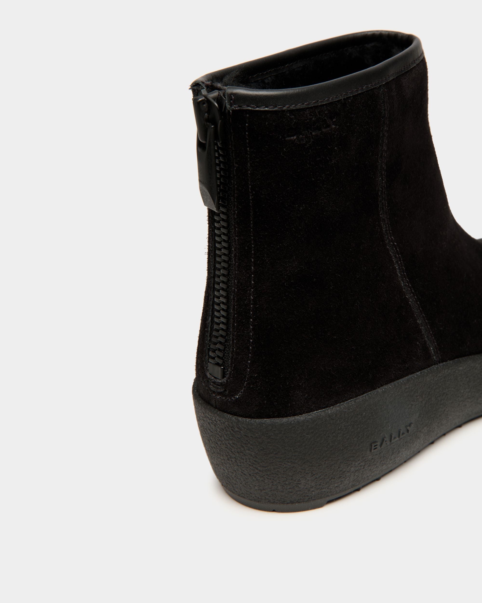 Bally Global - Botín Bally Curling De Ante Negro - Negro