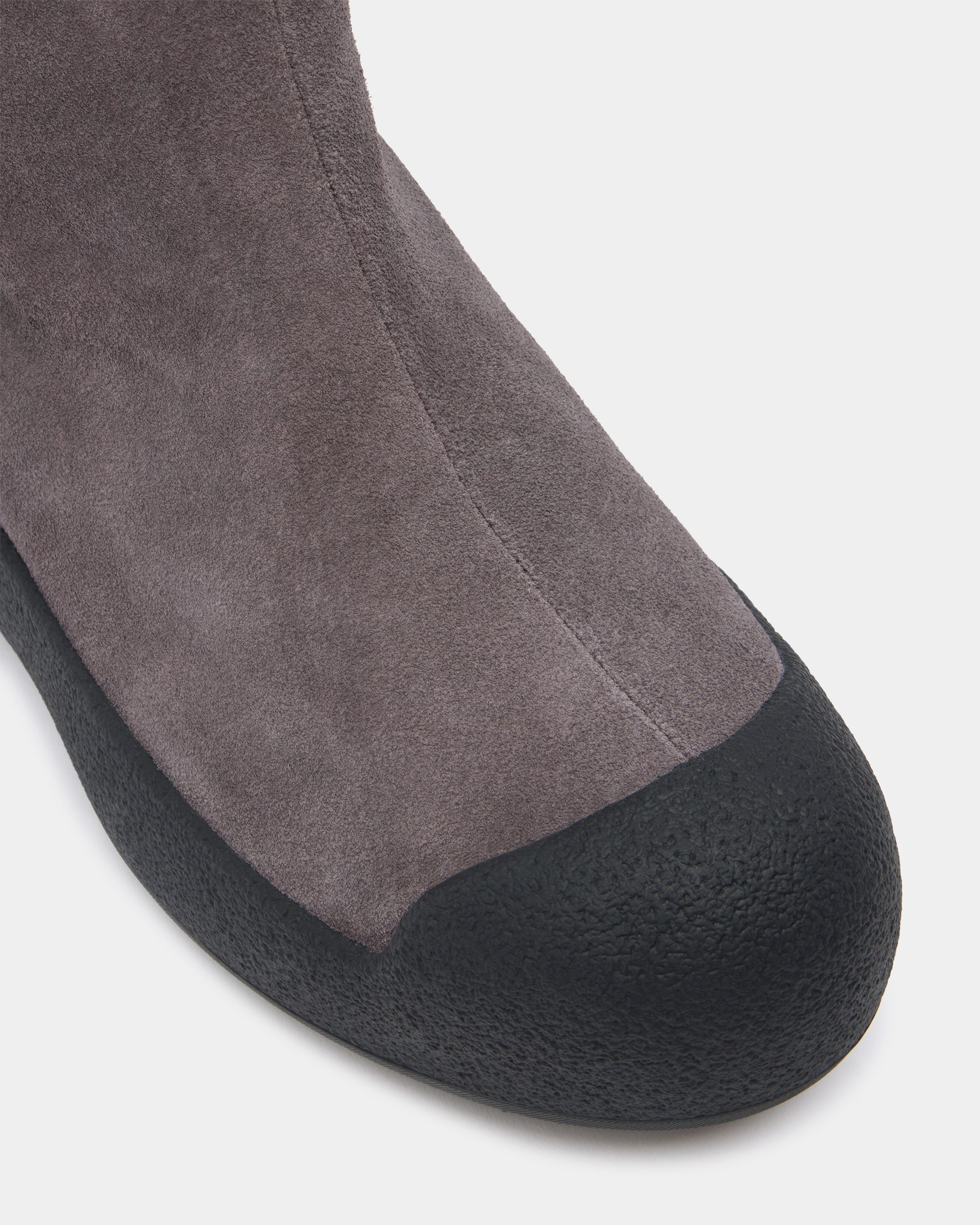 Bally Global - Bally Curling Bootie in Grey Suede - Grey
