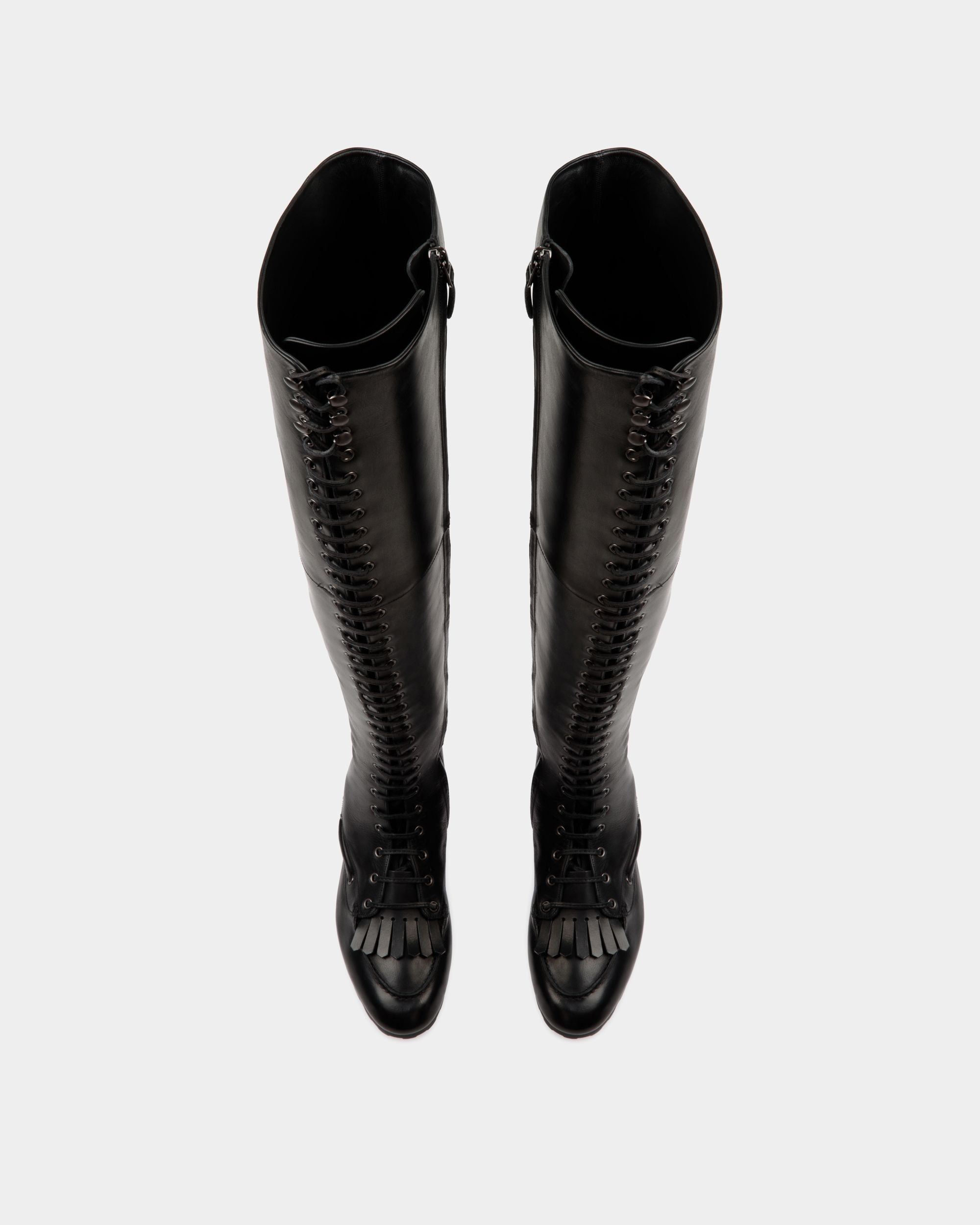 Bally Global - Plume Boot In Black Leather - Noir