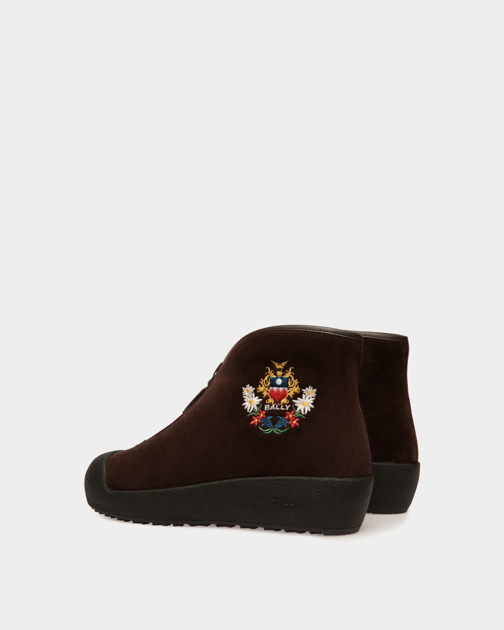 Bally Global - Bottine De La Capsule D’hiver En Daim Marron - Marron