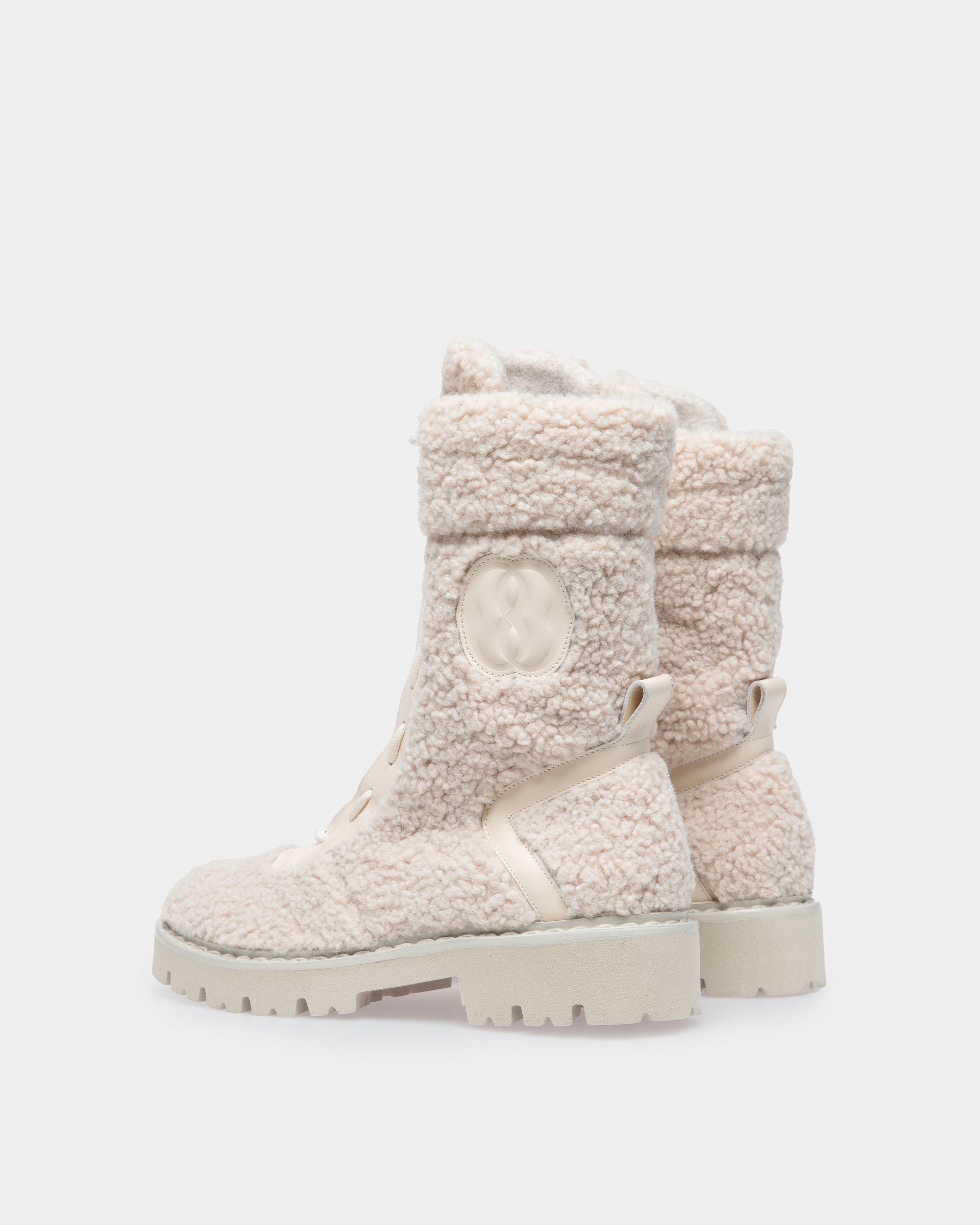 Bally Global - Enga Boots In Bone Leather - White