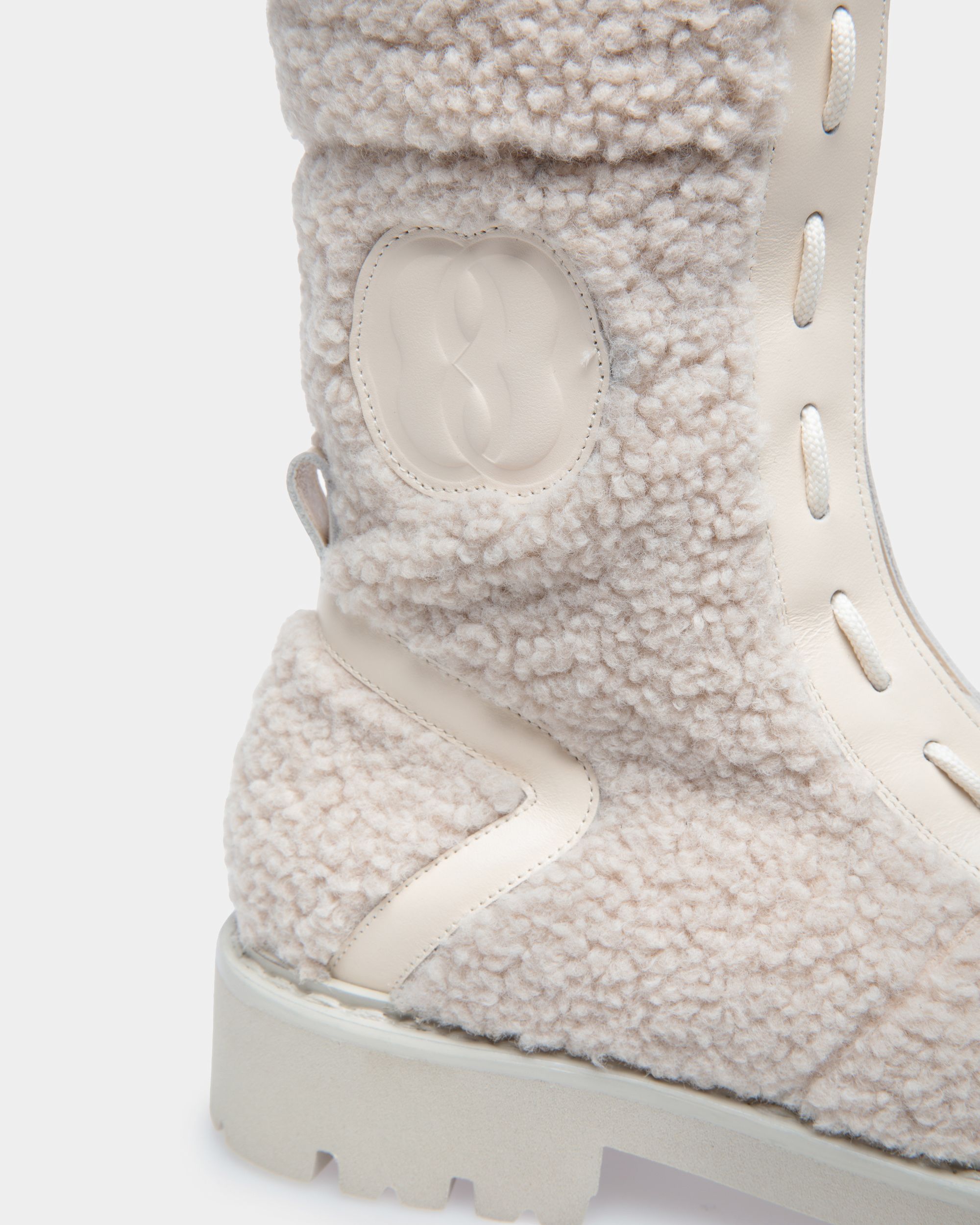 Bally Global - Enga Boots In Bone Leather - White