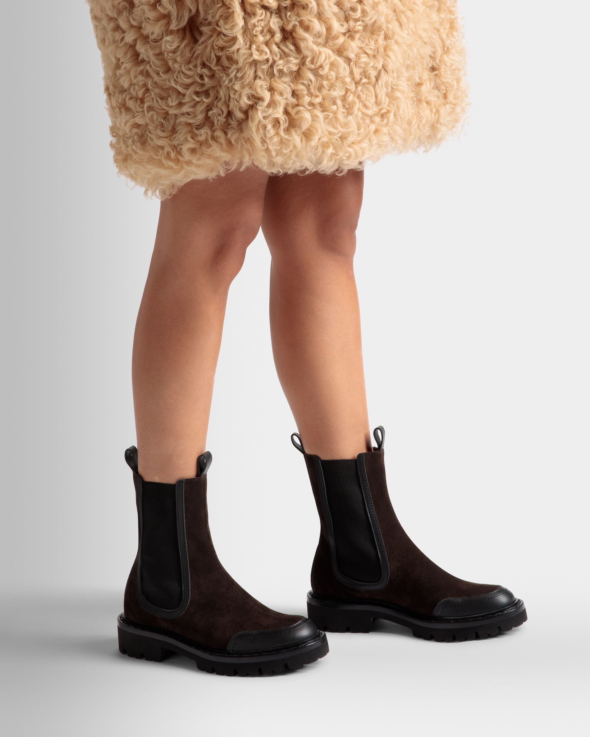 Bally Global - Enga Boots In Brown Leather - Marron