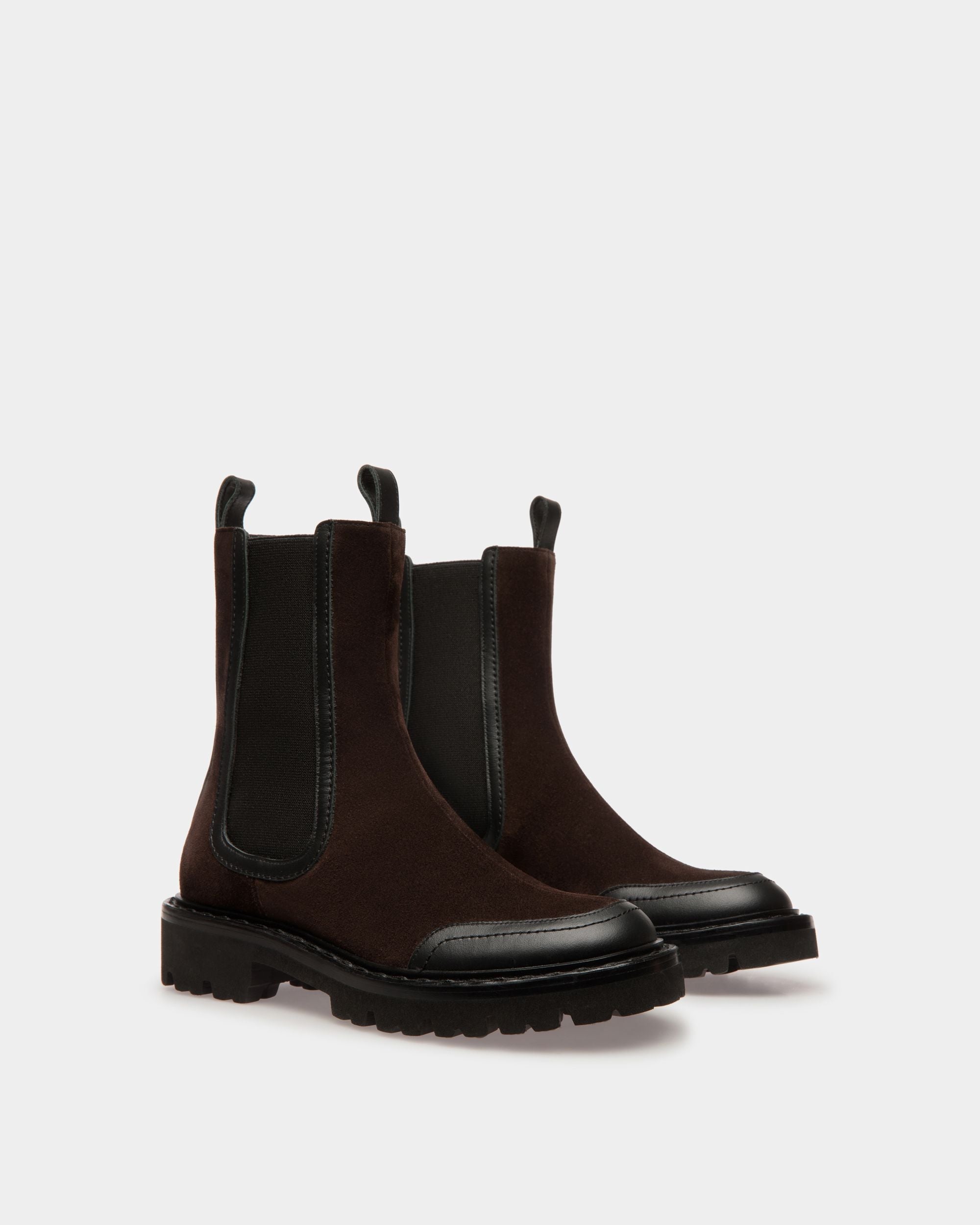 Bally Global - Enga Boots In Brown Leather - Marron