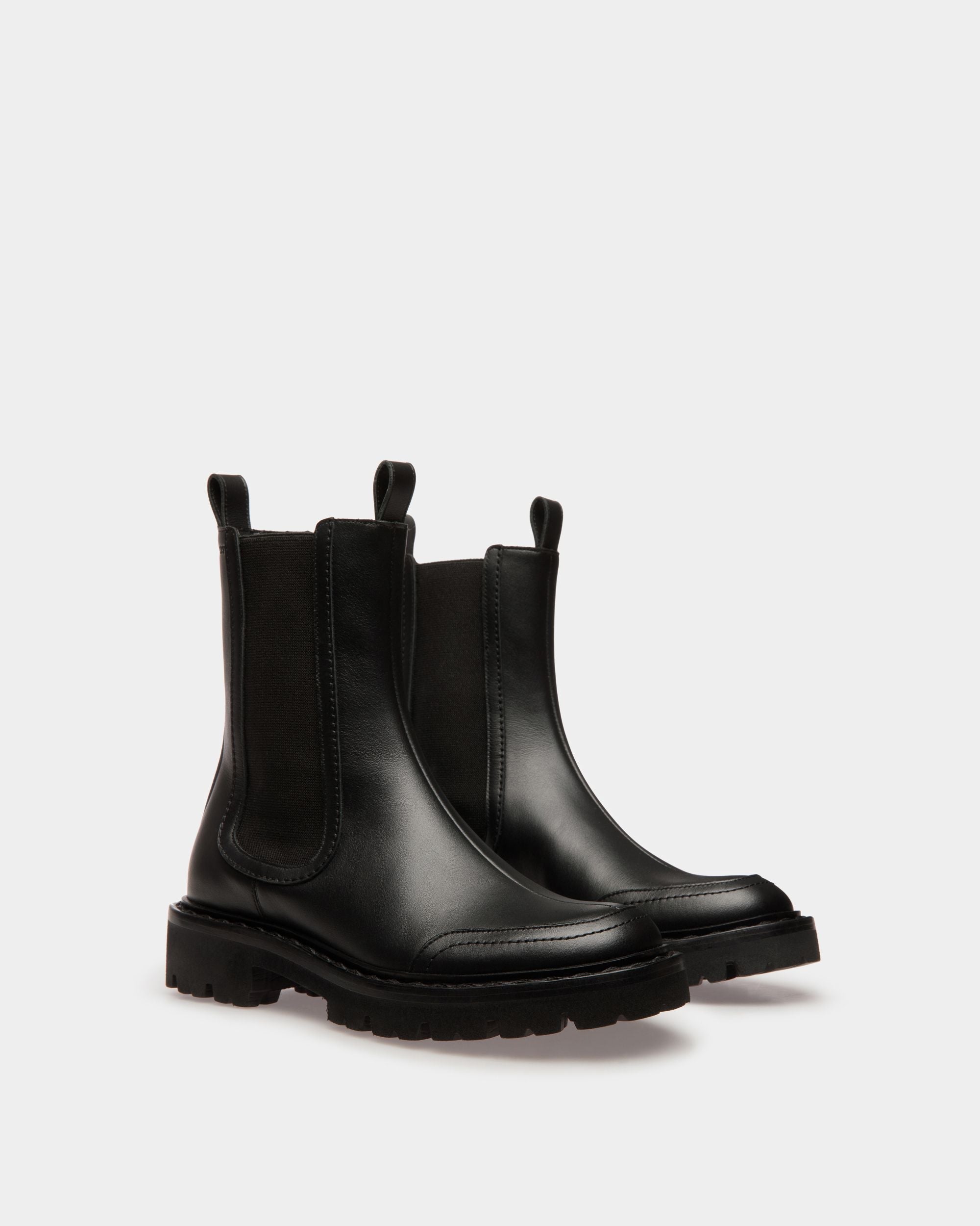 Bally Global - Enga Boots In Black Leather - Black