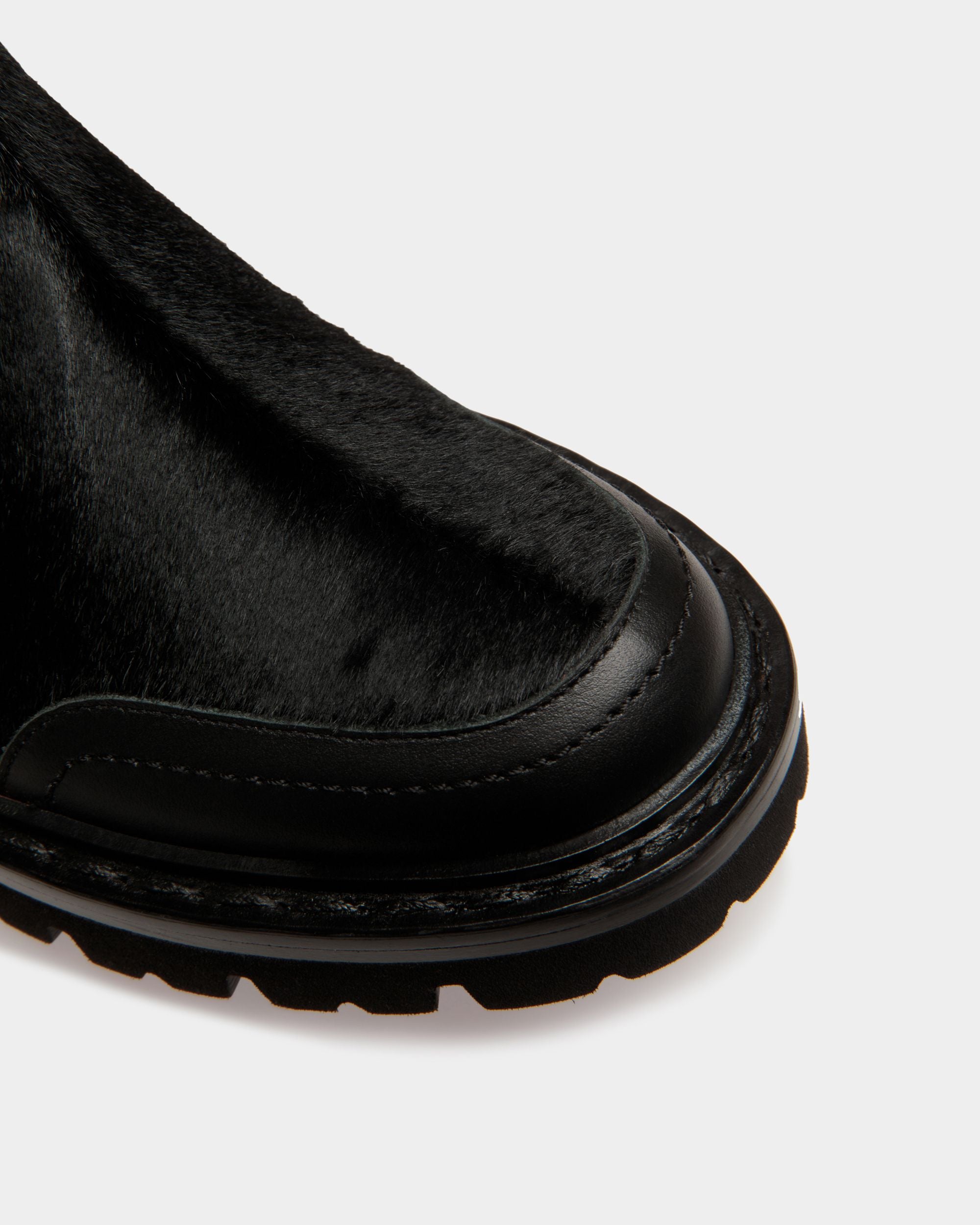 Bally Global - Botas Enga De Piel Negra - Negro