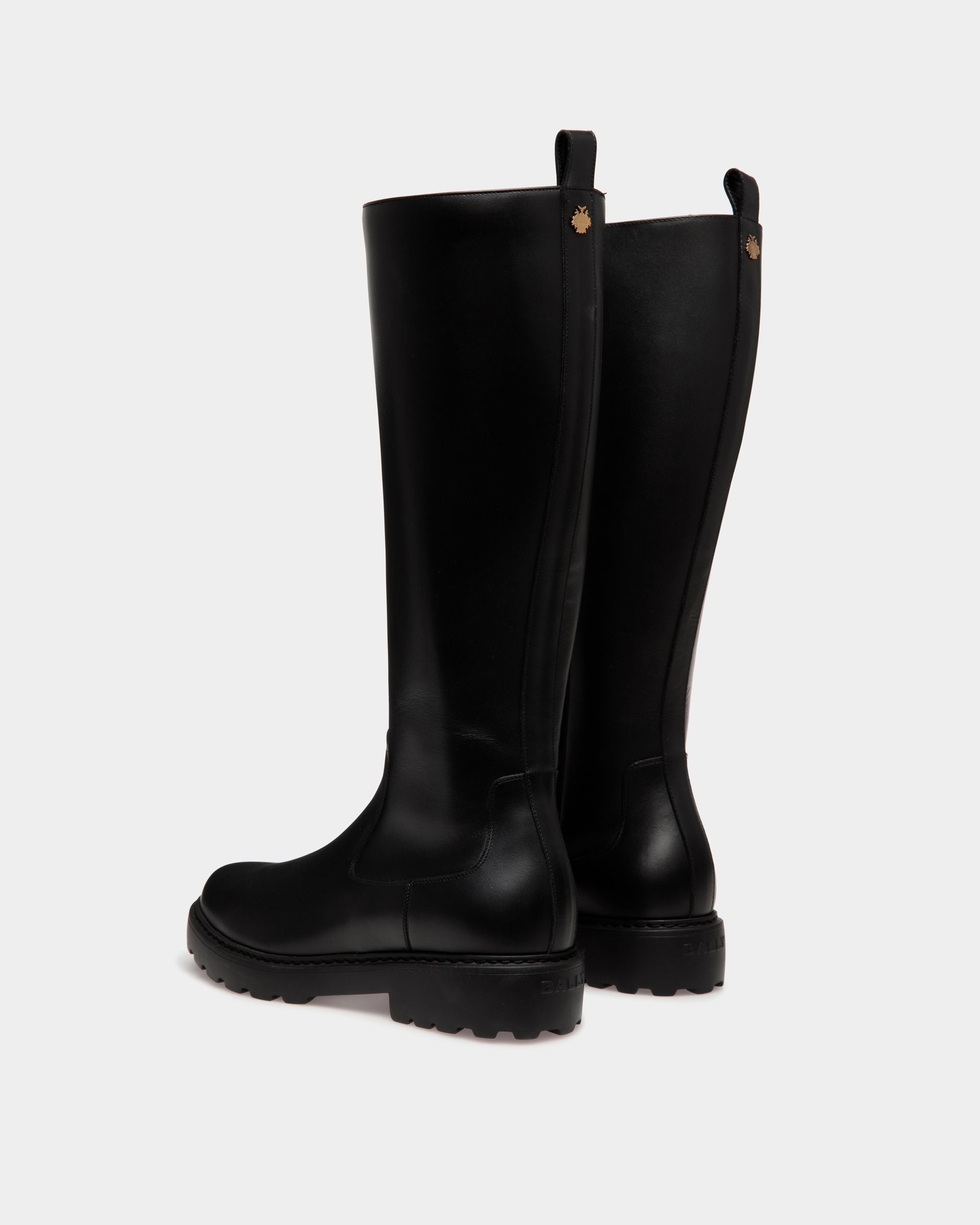 Bally Global - Bota Gusto De Piel Negra - Negro