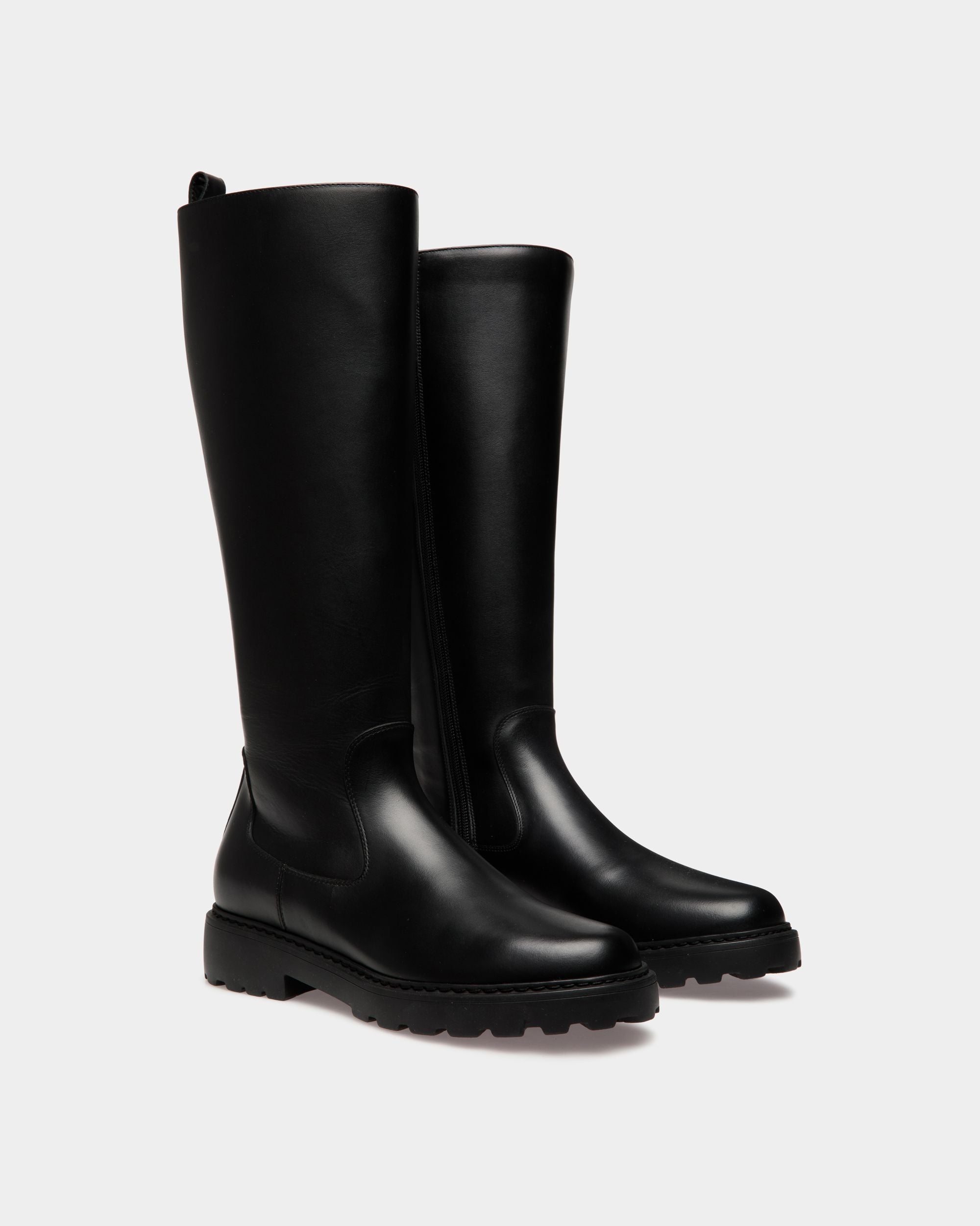 Bally Global - Gusto Long Boot In Black Bovine - Black