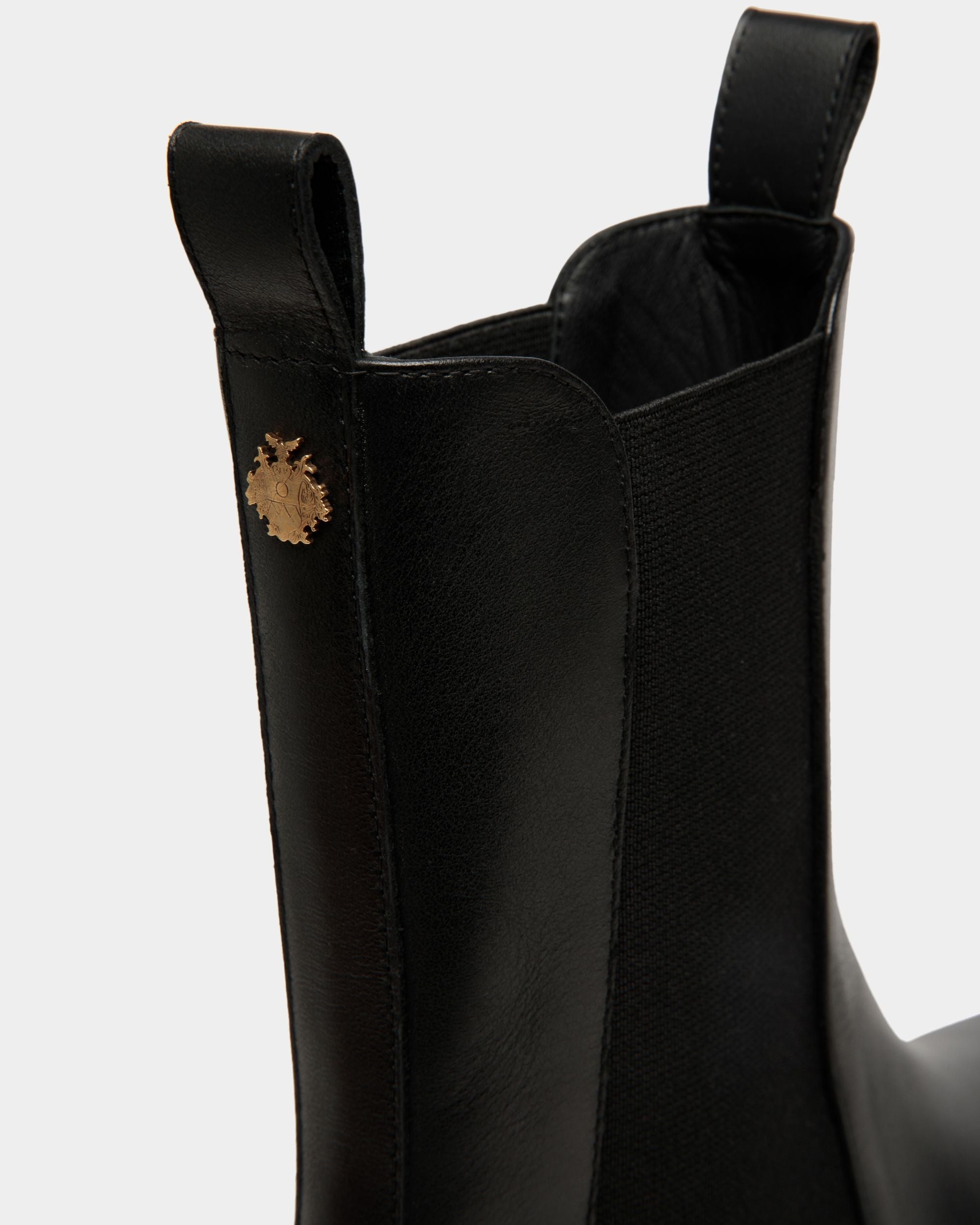 Bally Global - Botín Gusto De Piel Negra - Negro