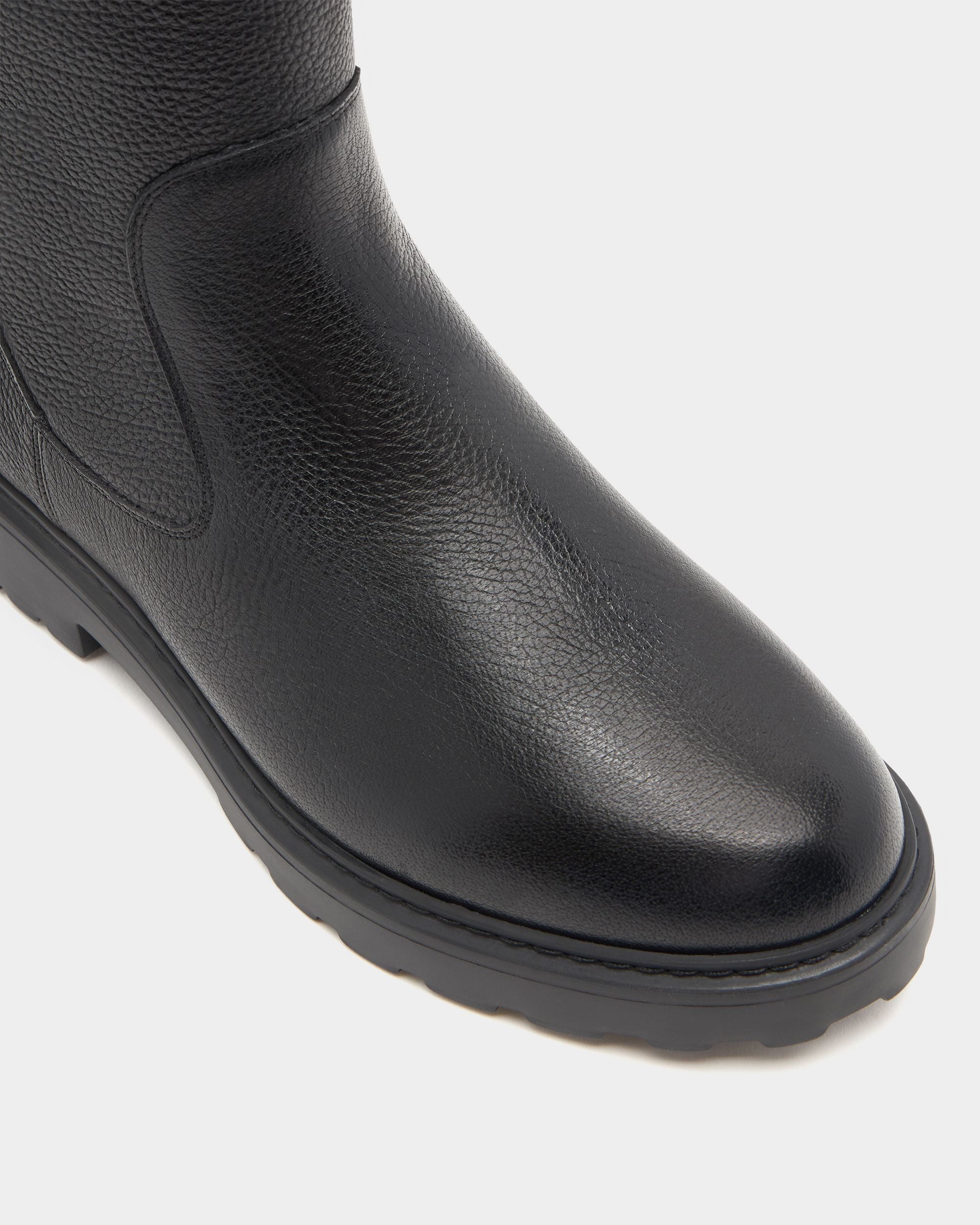 Bally Global - Gusto Boot in Black Grained Leather - Black