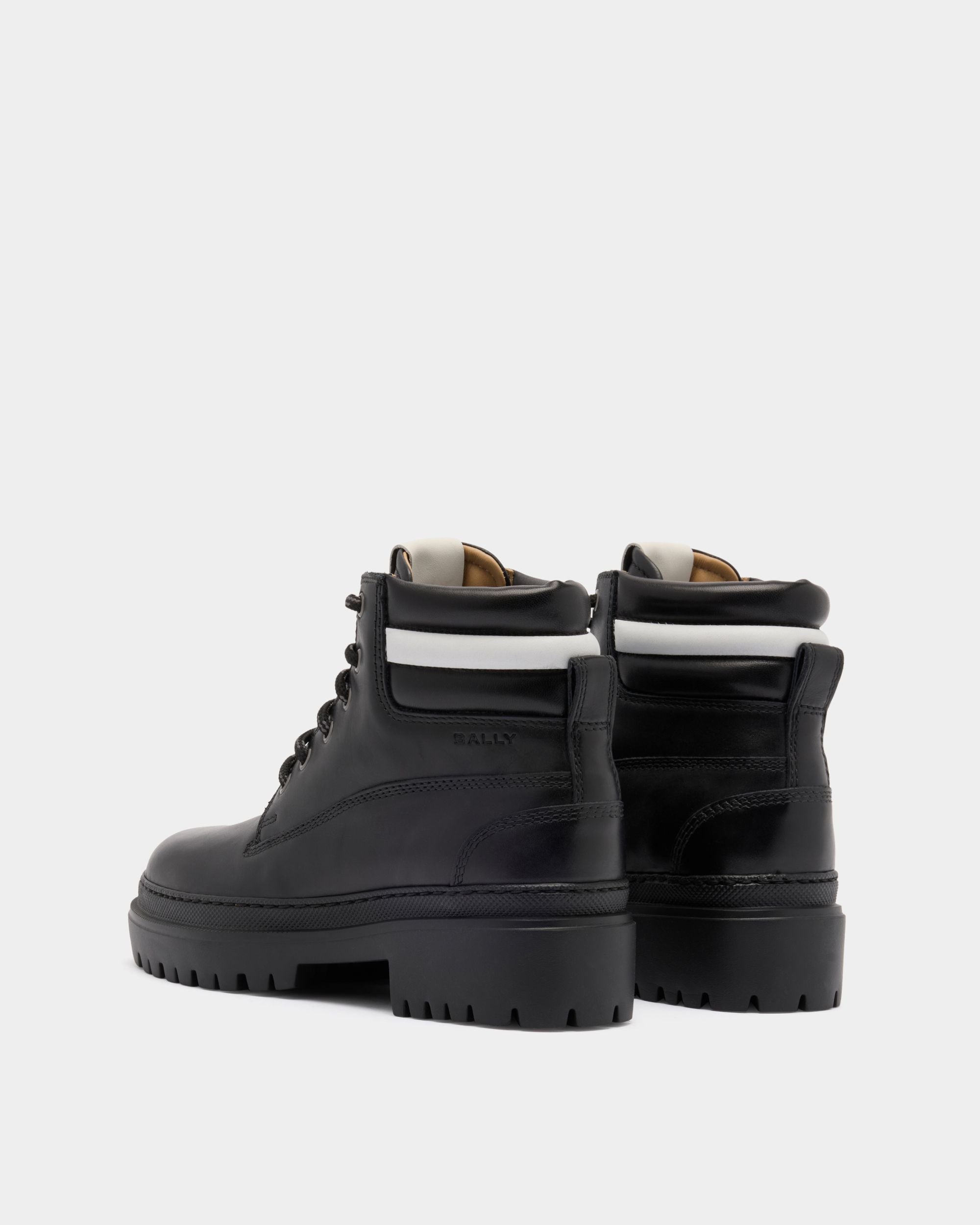 Bally Global - Hallen Bootie in Black Leather - Black