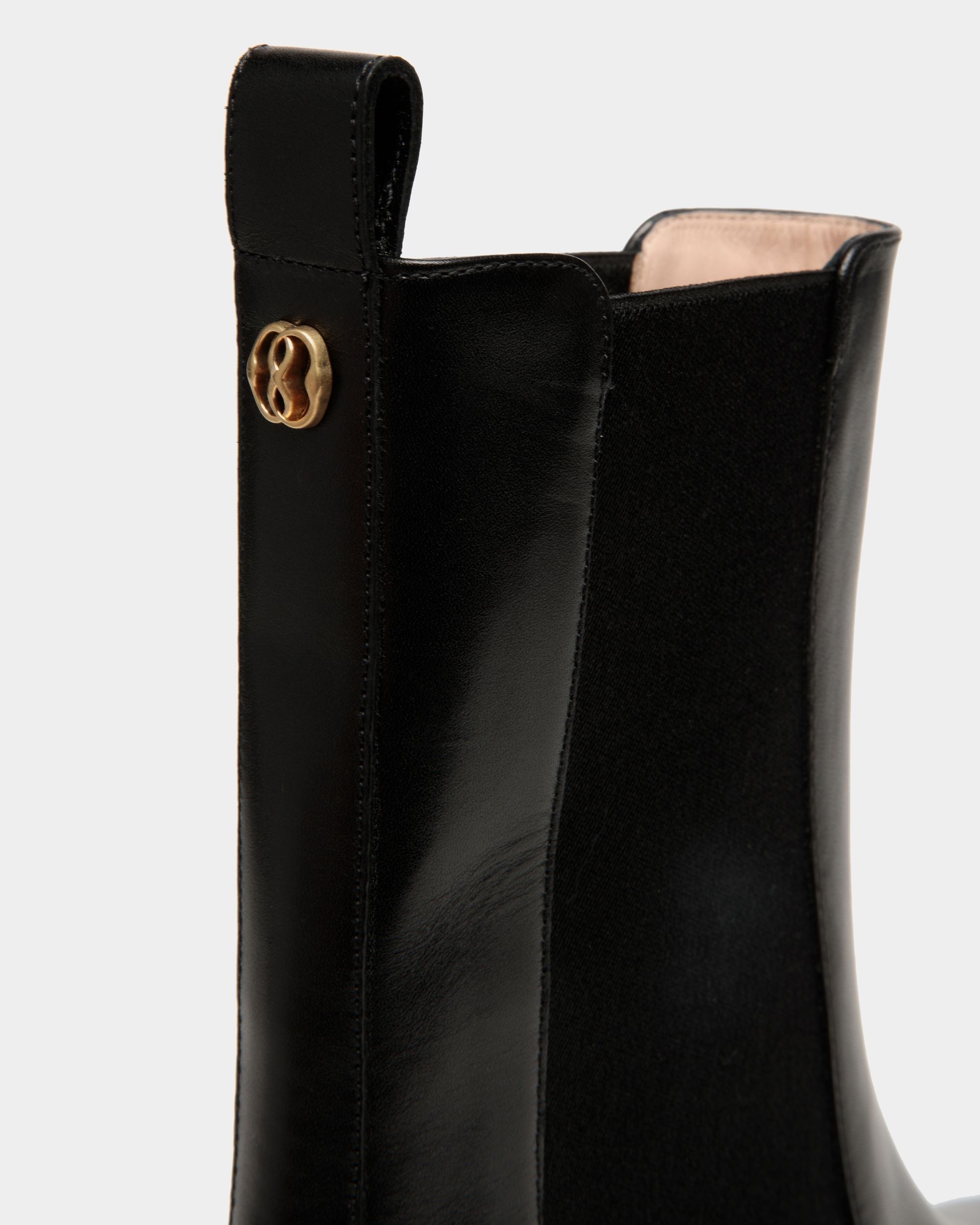 Bally Global - Botín Sylt De Piel Negra - Negro