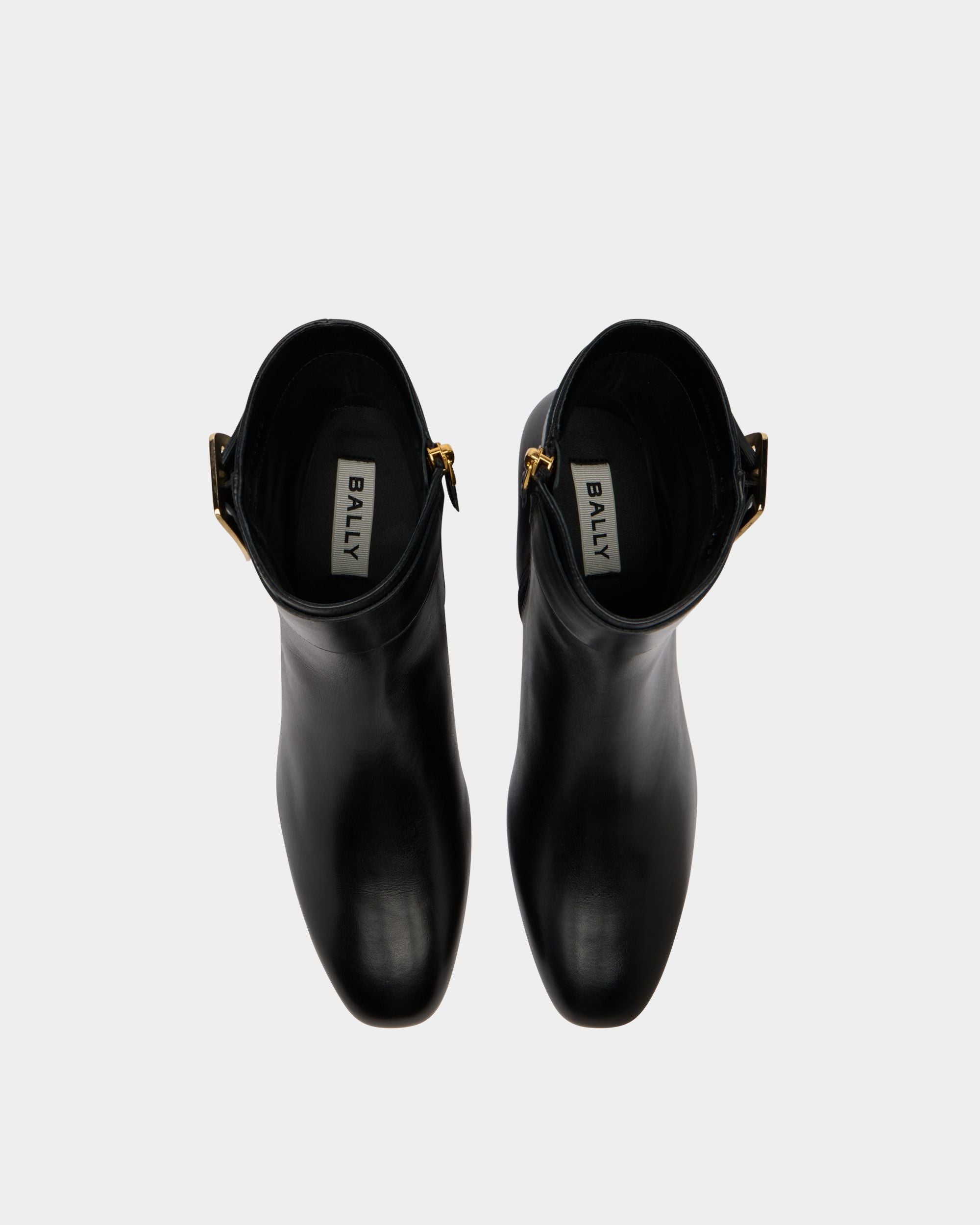 Bally Global - Bally Boucle Bootie in Black Leather - Black