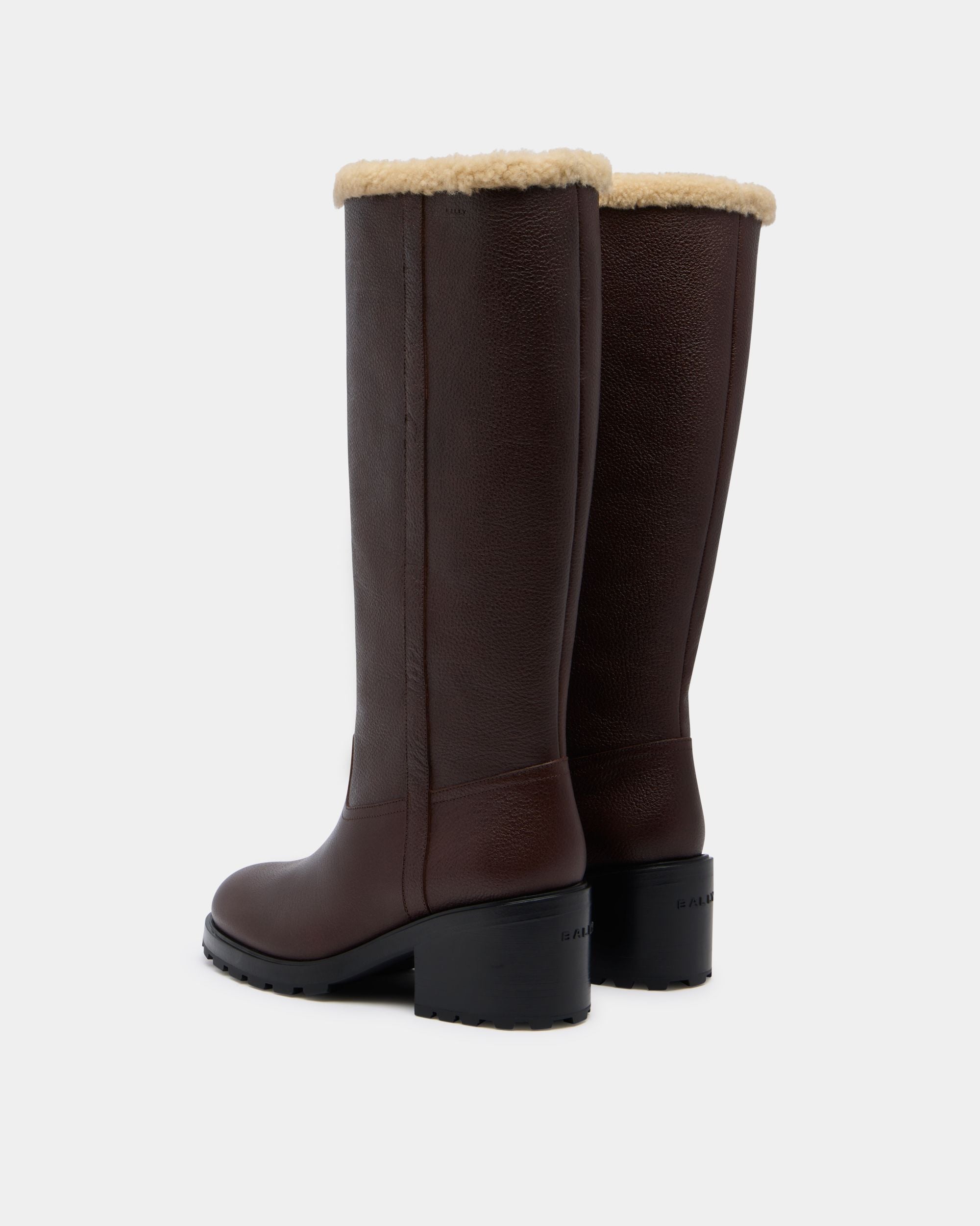 Bally Global - Gusto Boot in Brown Grained Leather - Brown