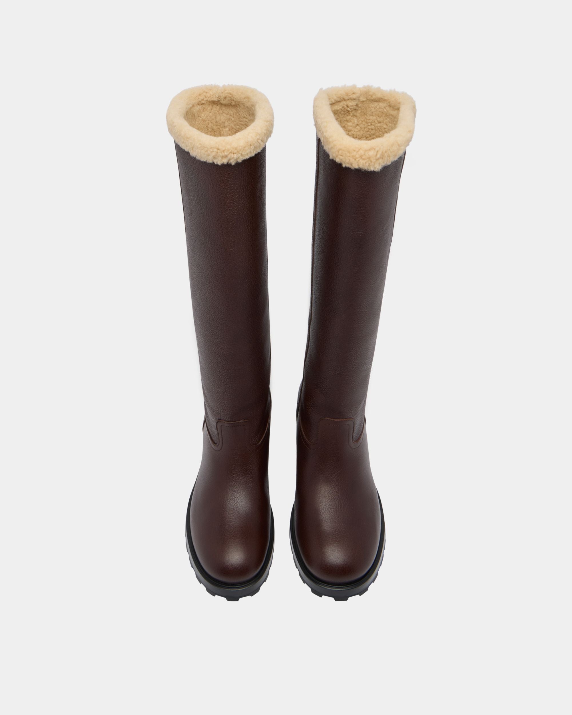 Bally Global - Gusto Boot in Brown Grained Leather - Brown