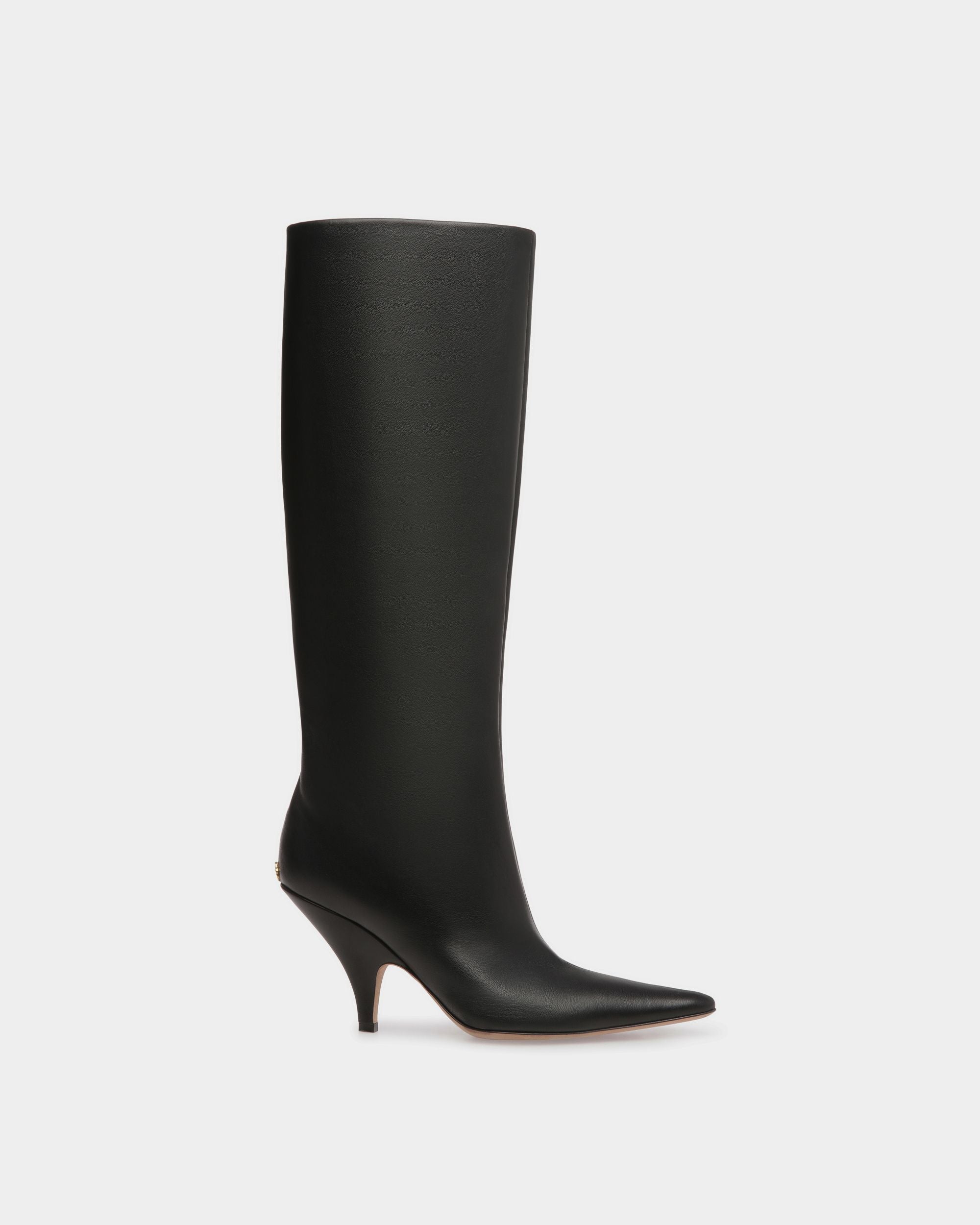 Bally Global - Botas Altas Katy De Piel Negra - Negro
