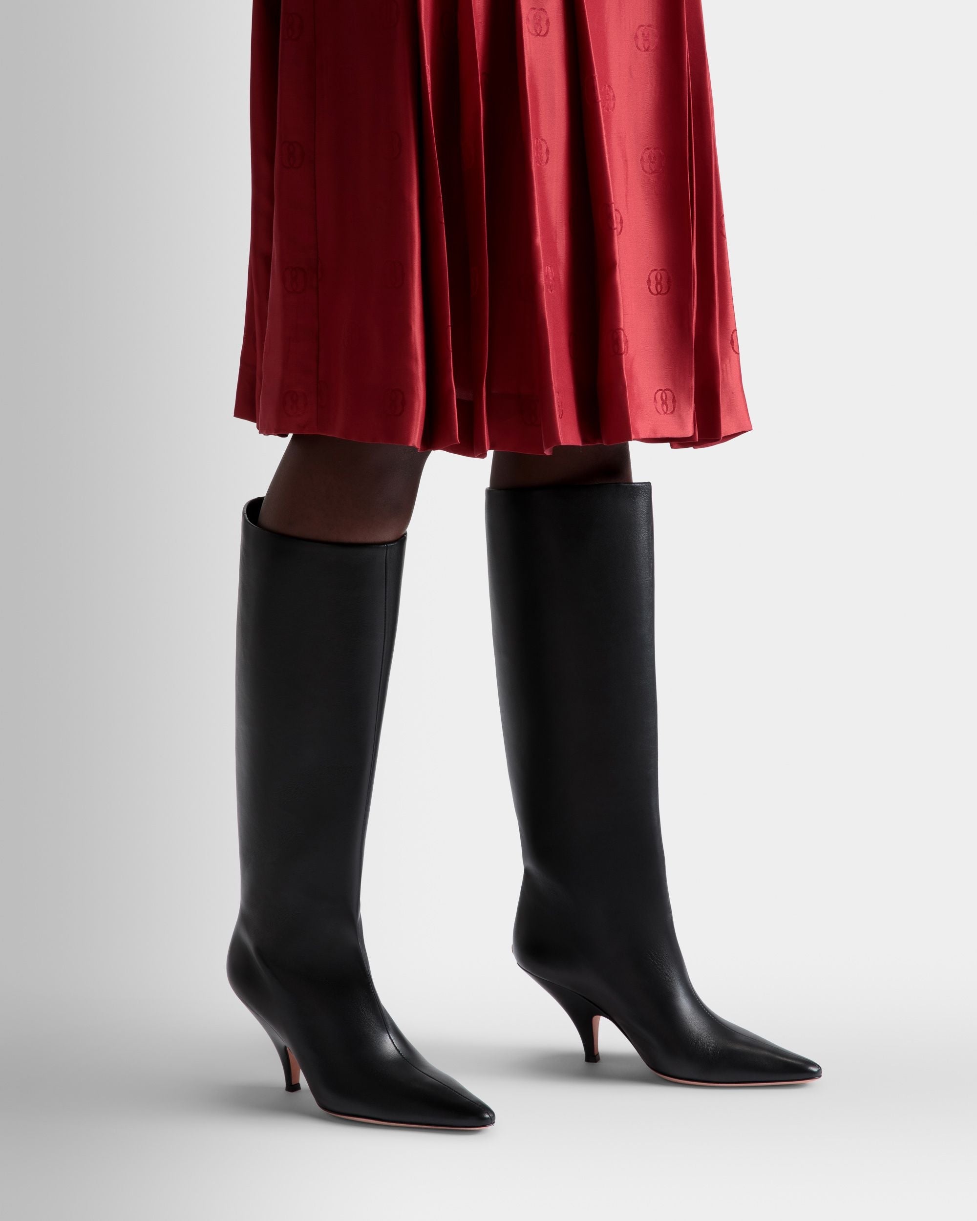 Bally Global - Botas Altas Katy De Piel Negra - Negro