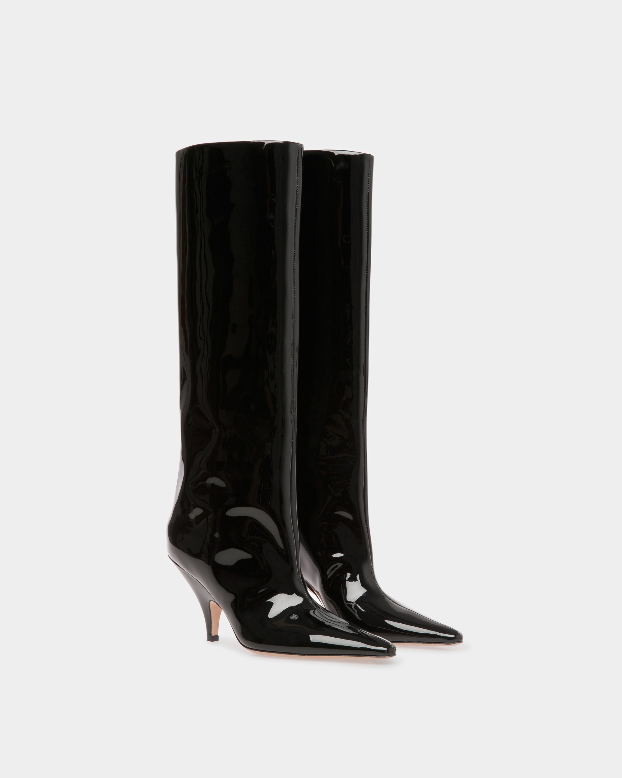 Bally Global - Botas Altas Katy De Piel Negra - Negro