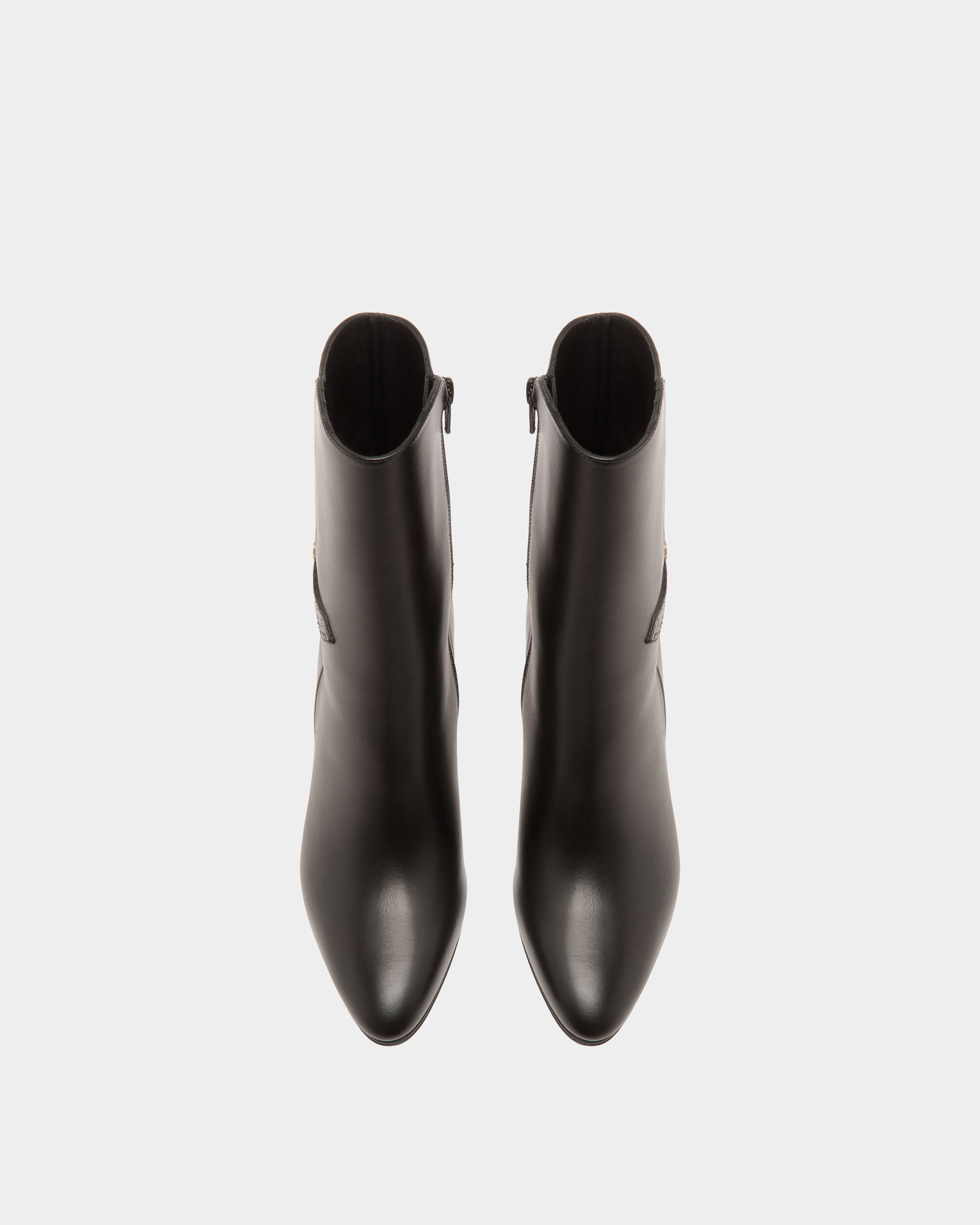 Bally Global - Yconic Booties In Black Leather - Black