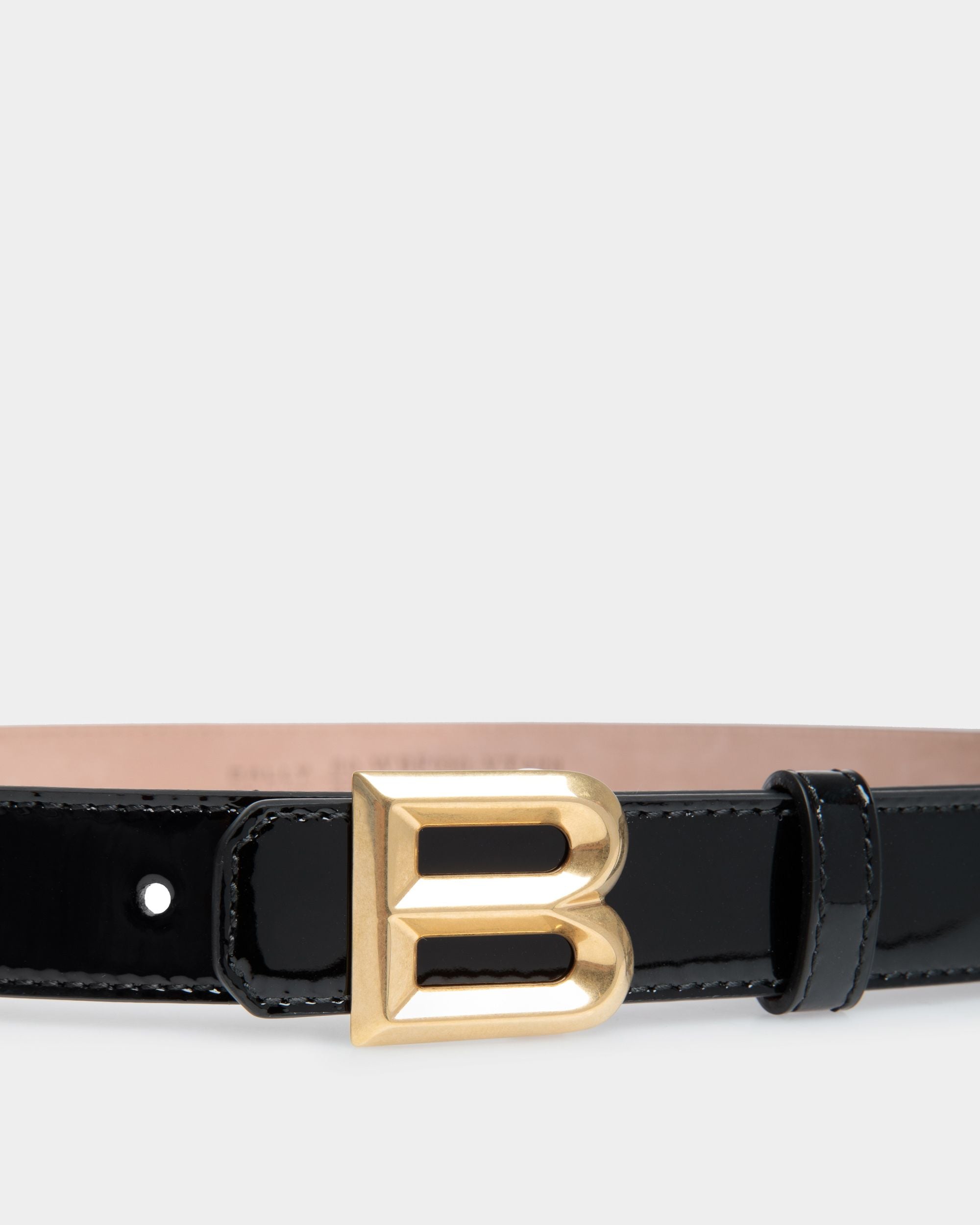 Bally Global - B Bold 25mm Belt In Black Leather - Black