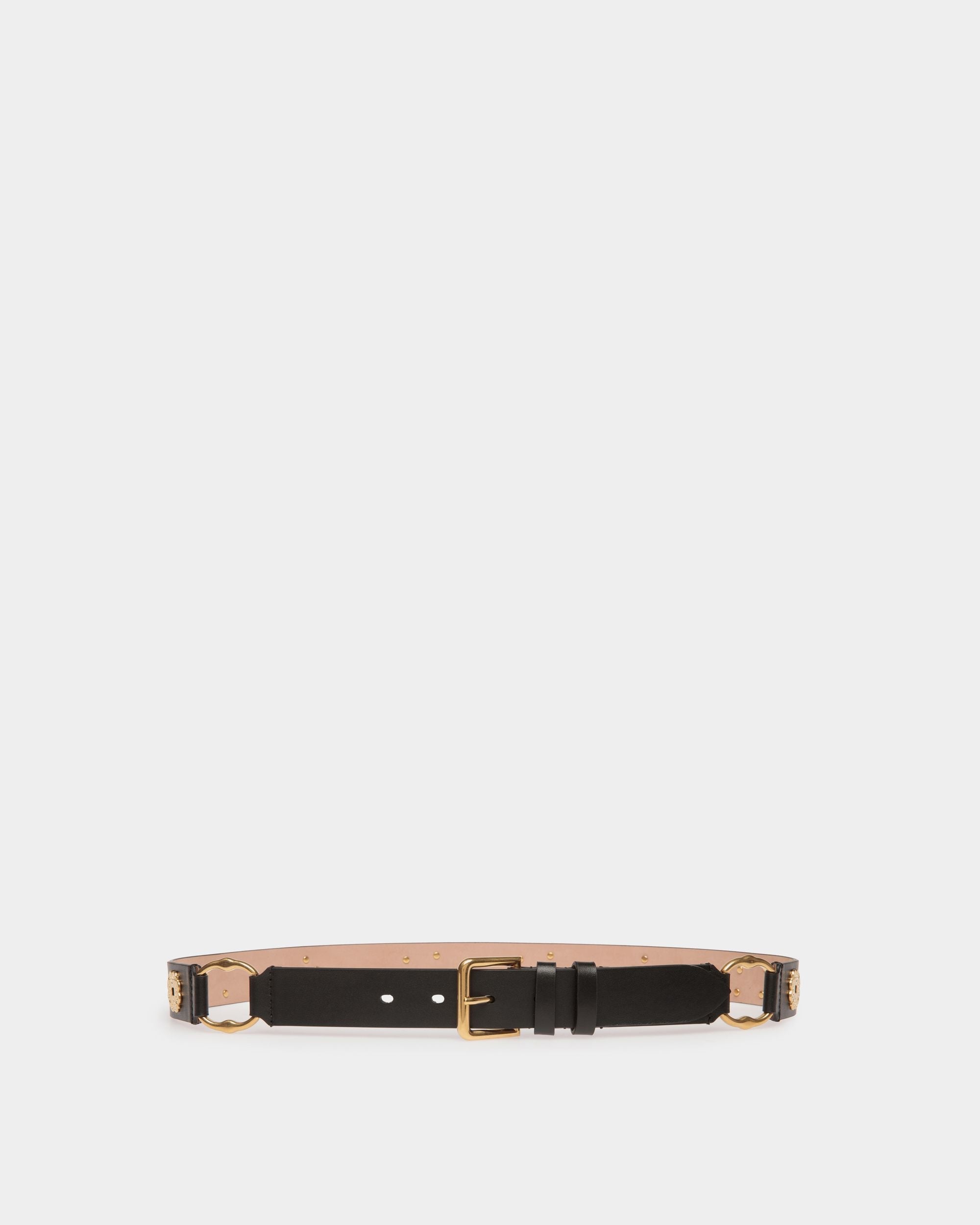 Bally Global - Arkle 85 cm Belt in Black Leather - Black