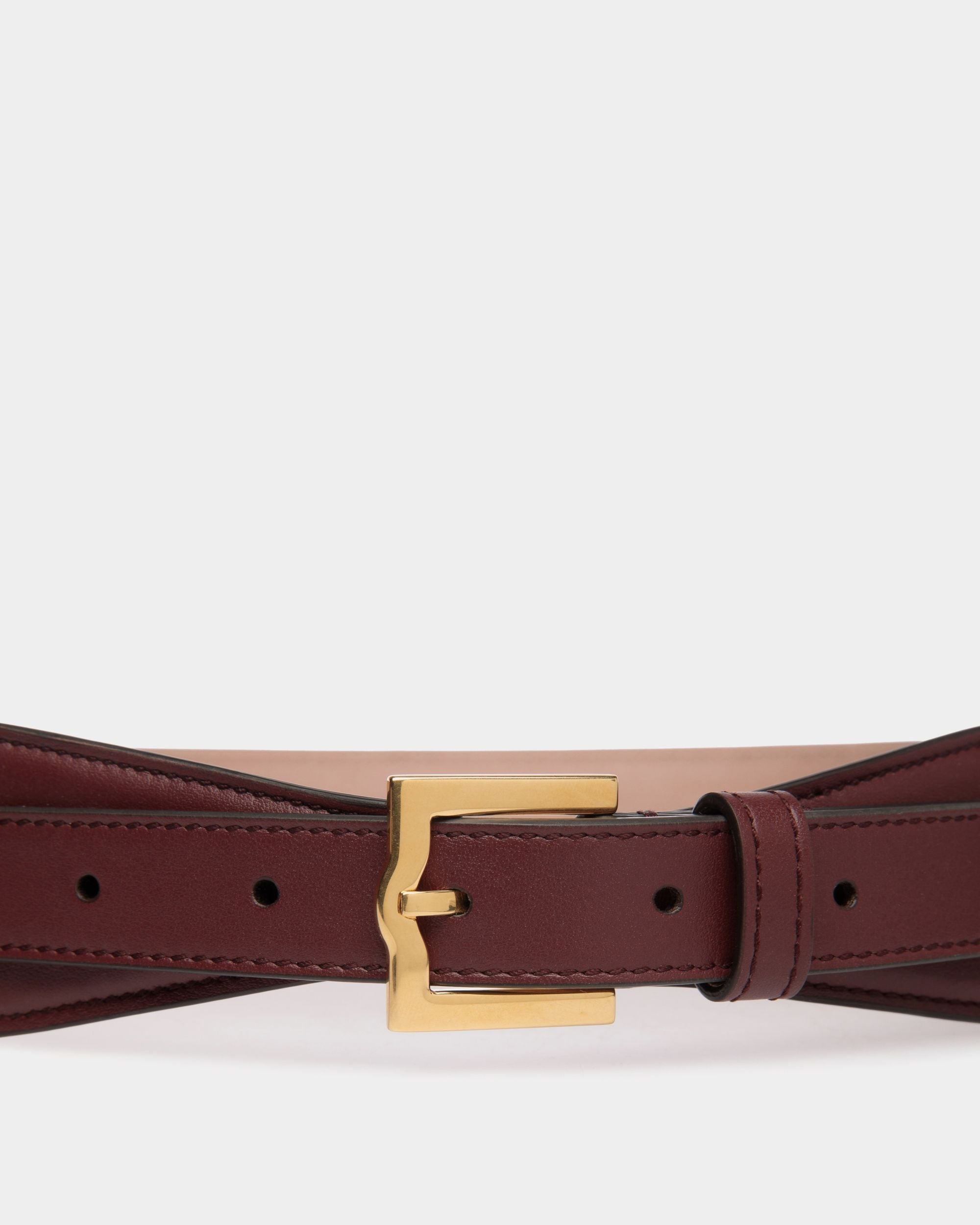 Bally Global - Cinturón Emblem 45 Mm De Piel Andorra - Burdeos