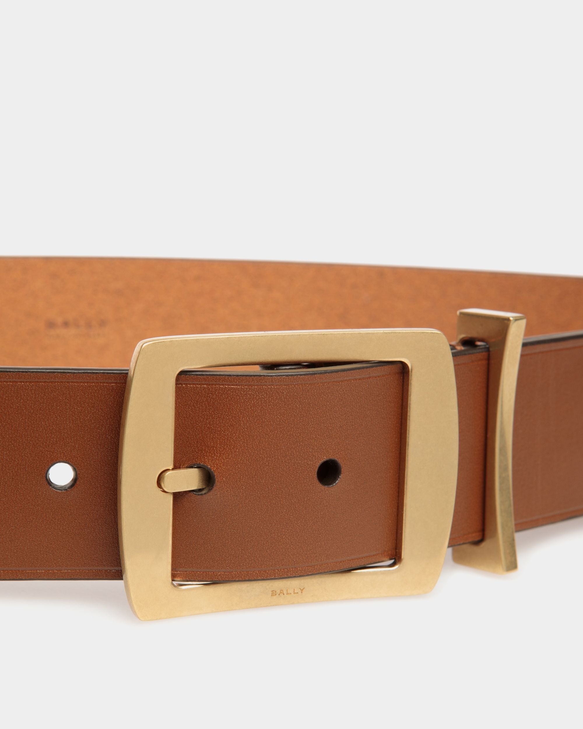 Bally Global - Glen 40mm Belt in Brown Leather - Brown