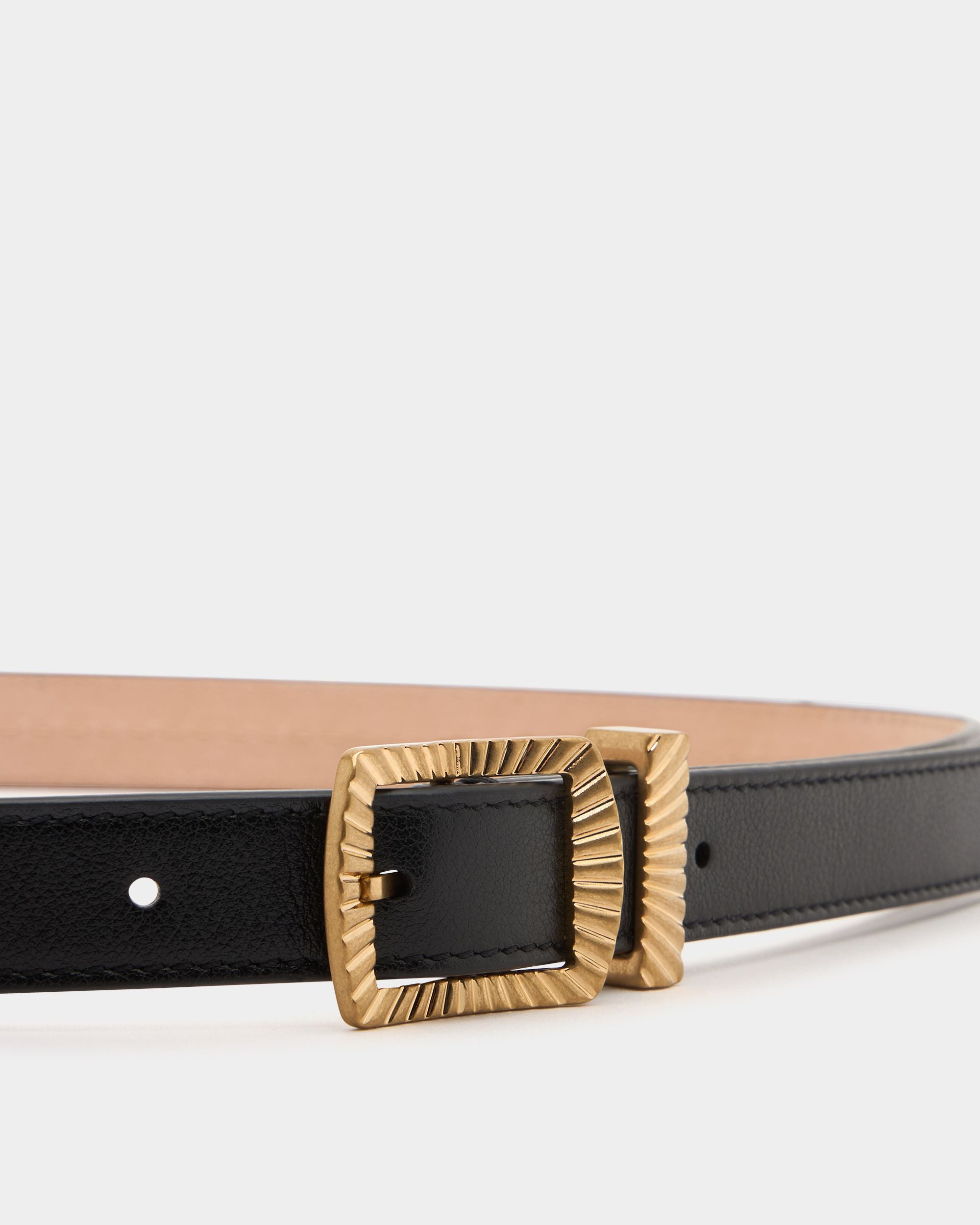 Bally Global - Cinturón Glen 20 Mm De Piel Negra - Negro